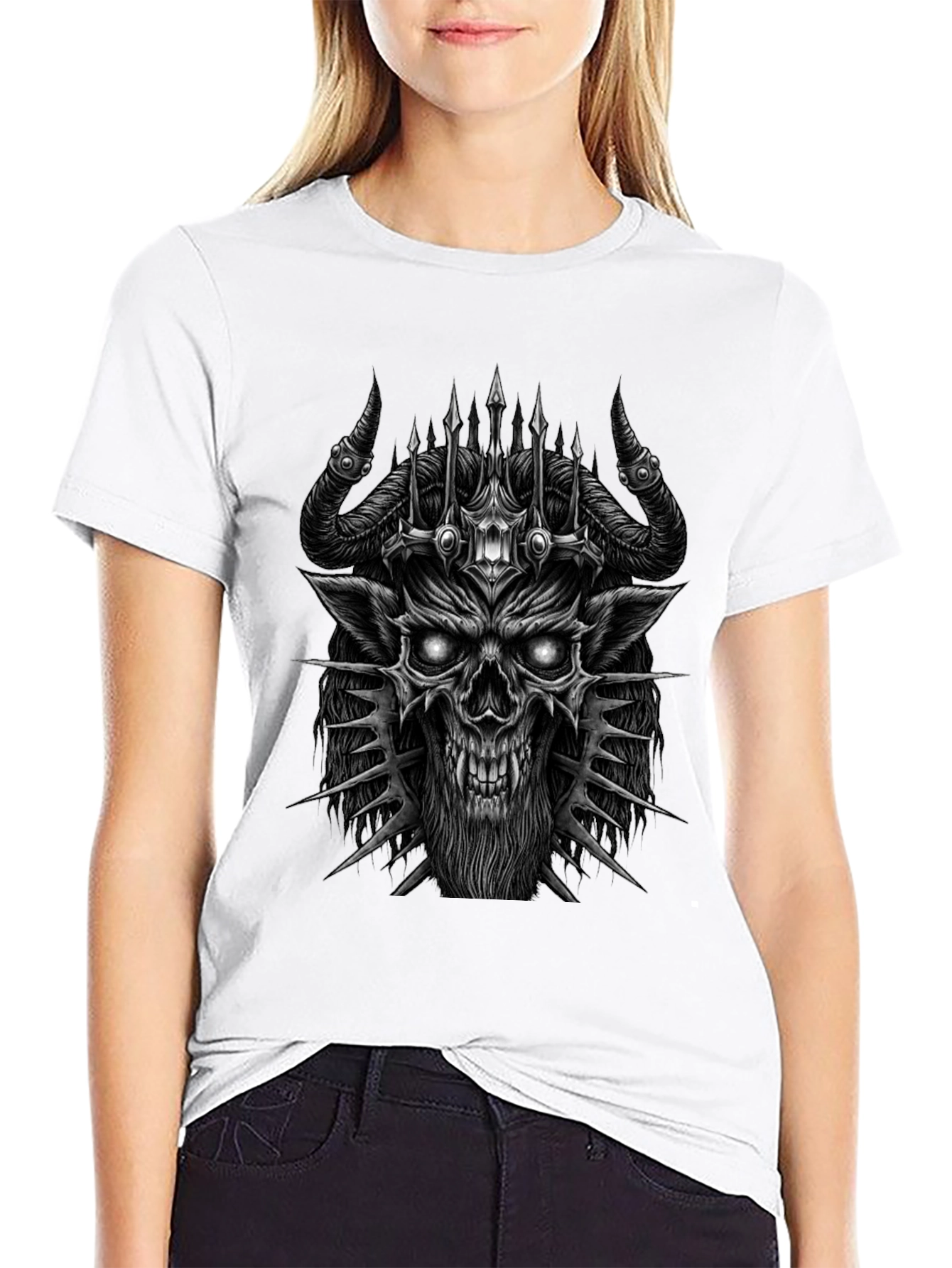 Demon King Graphic Tee - Black
