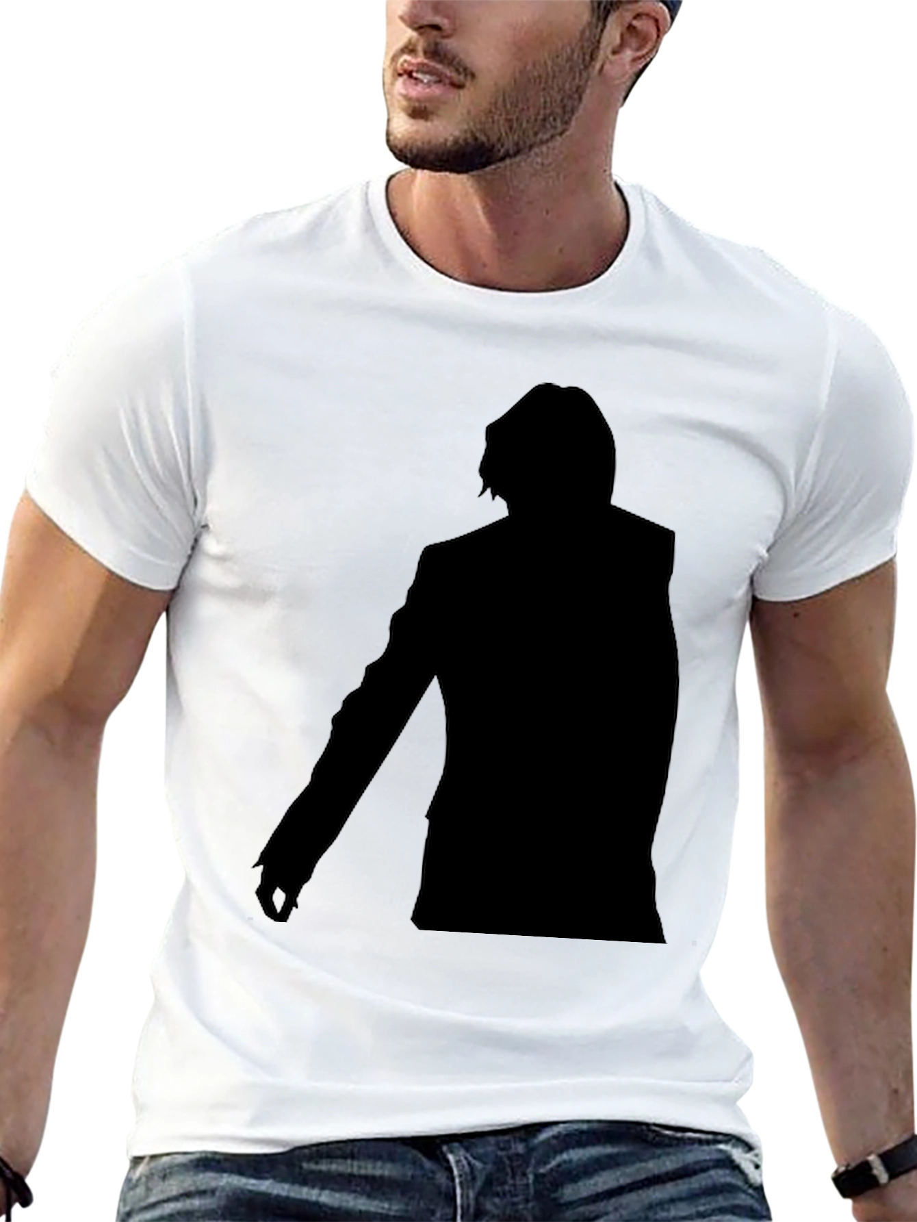 Joker Silhouette Black T-Shirt
