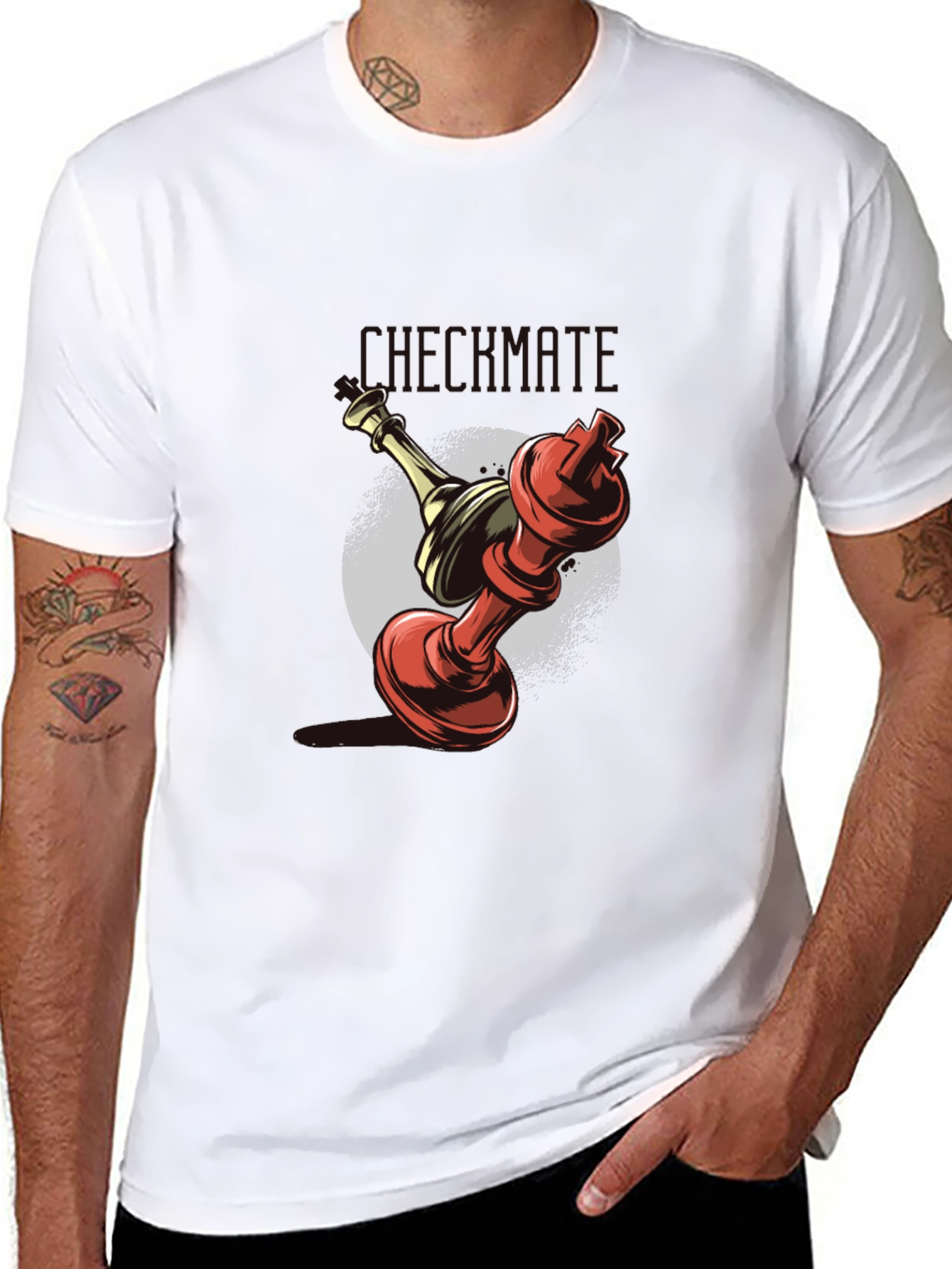 Chess King vs Queen Graphic Tee