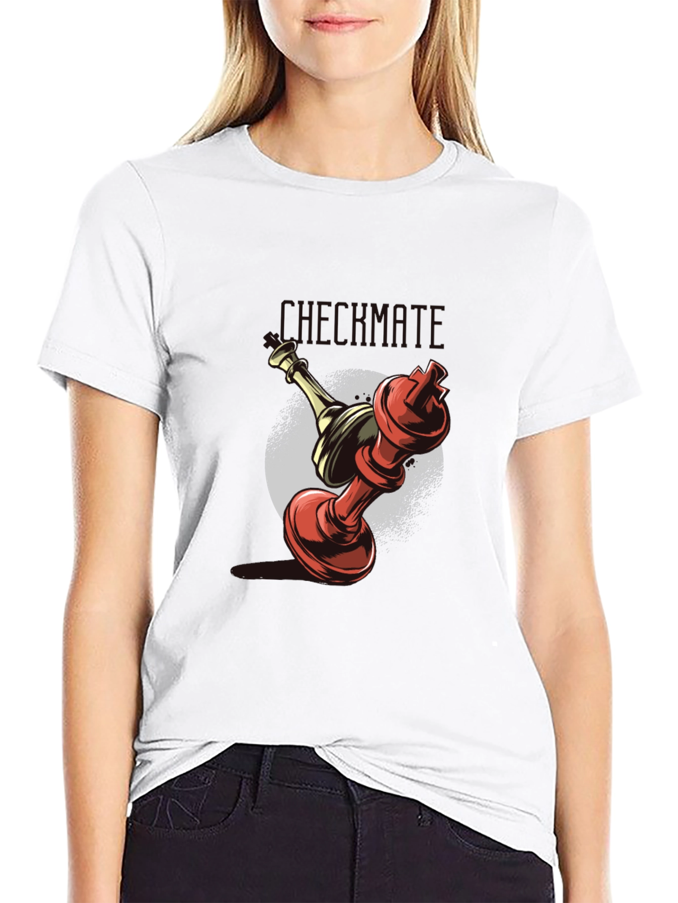 Chess King vs Queen Graphic Tee