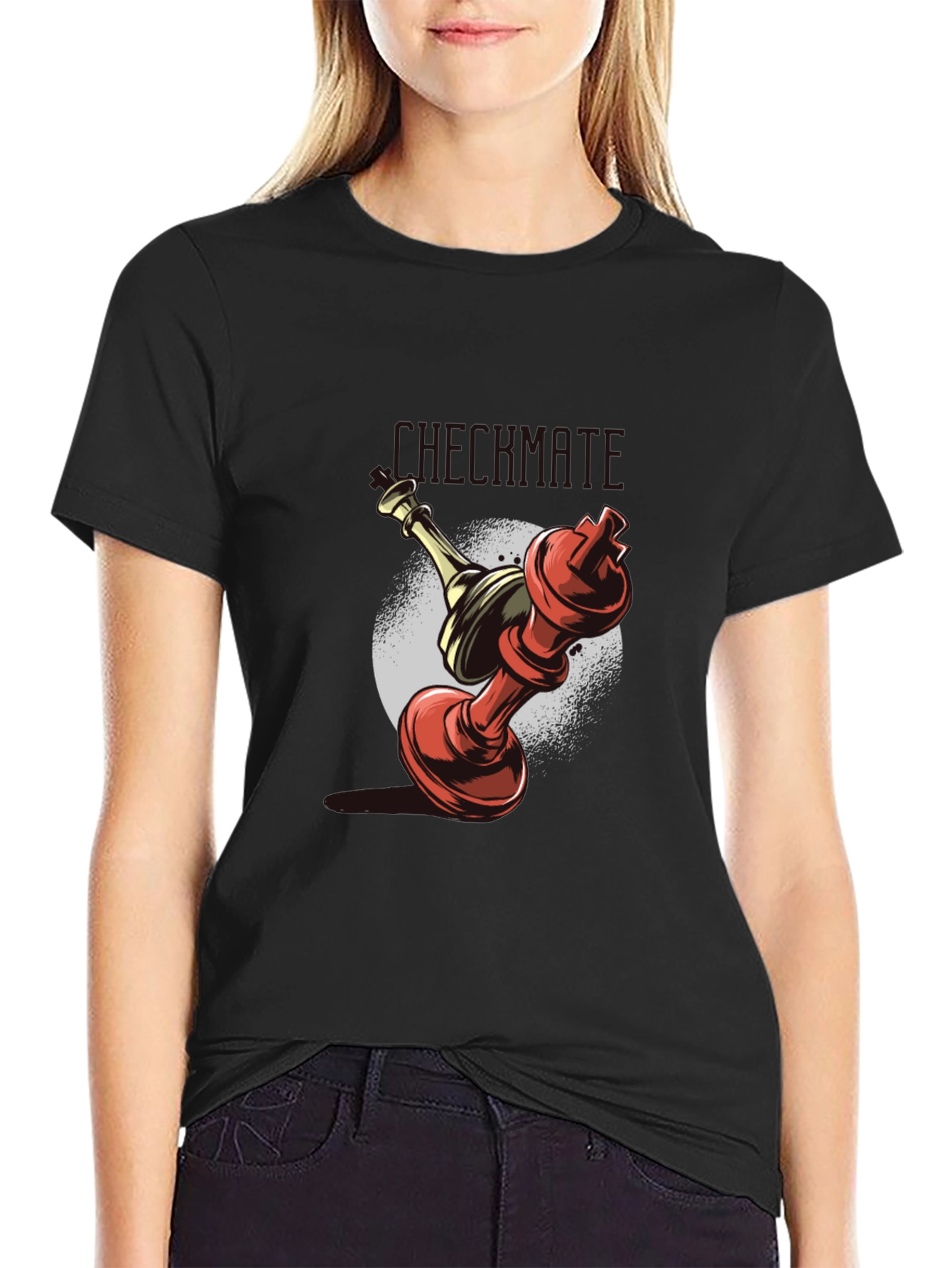 Chess King vs Queen Graphic Tee