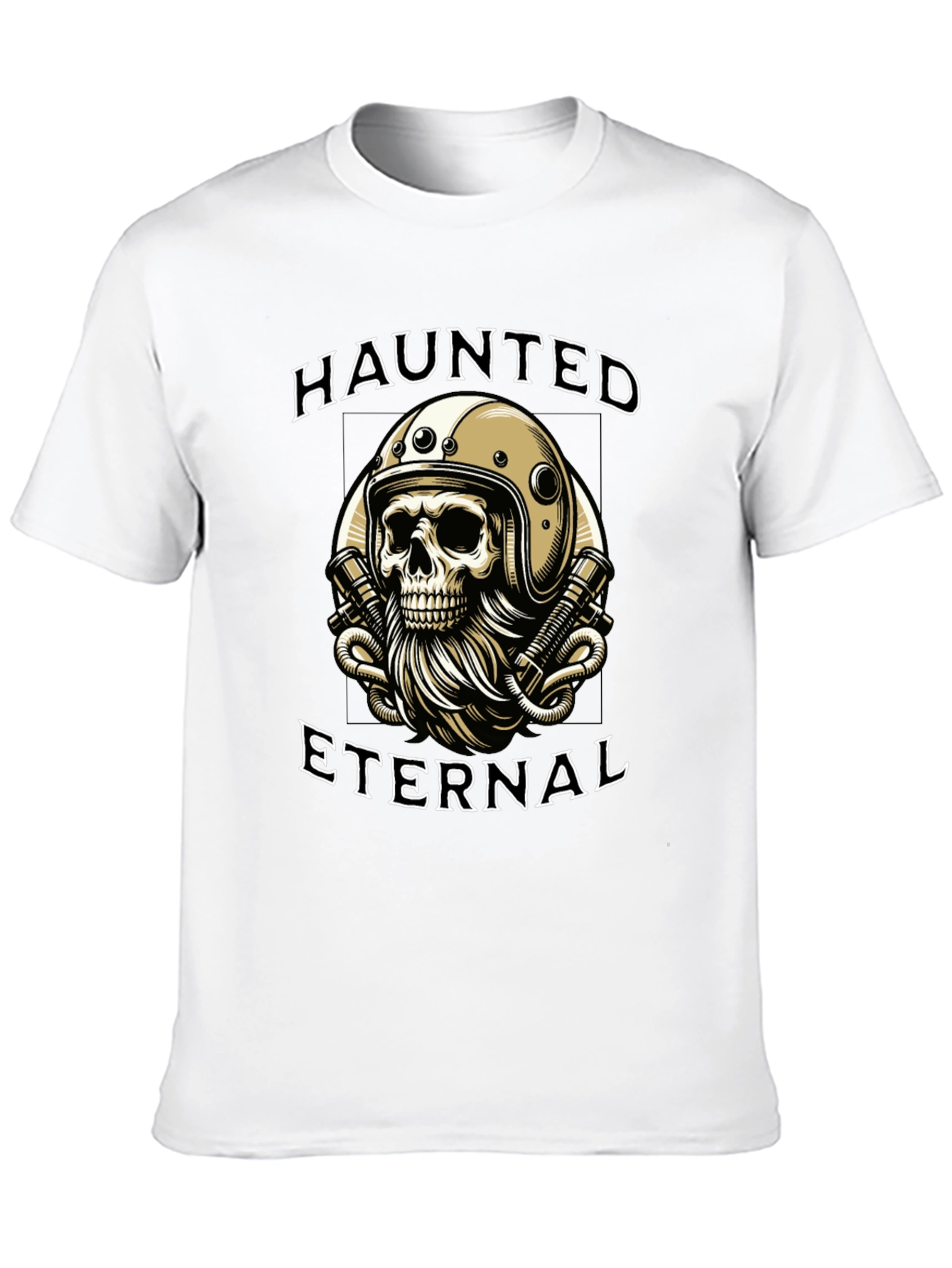 Haunted Eternal Skull Rider Graphic Tee