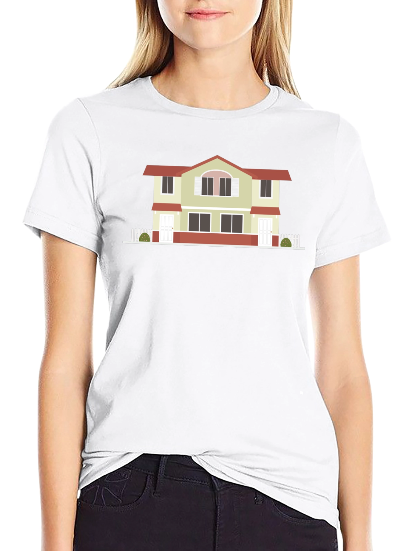 House Graphic T-Shirt - Modern Design
