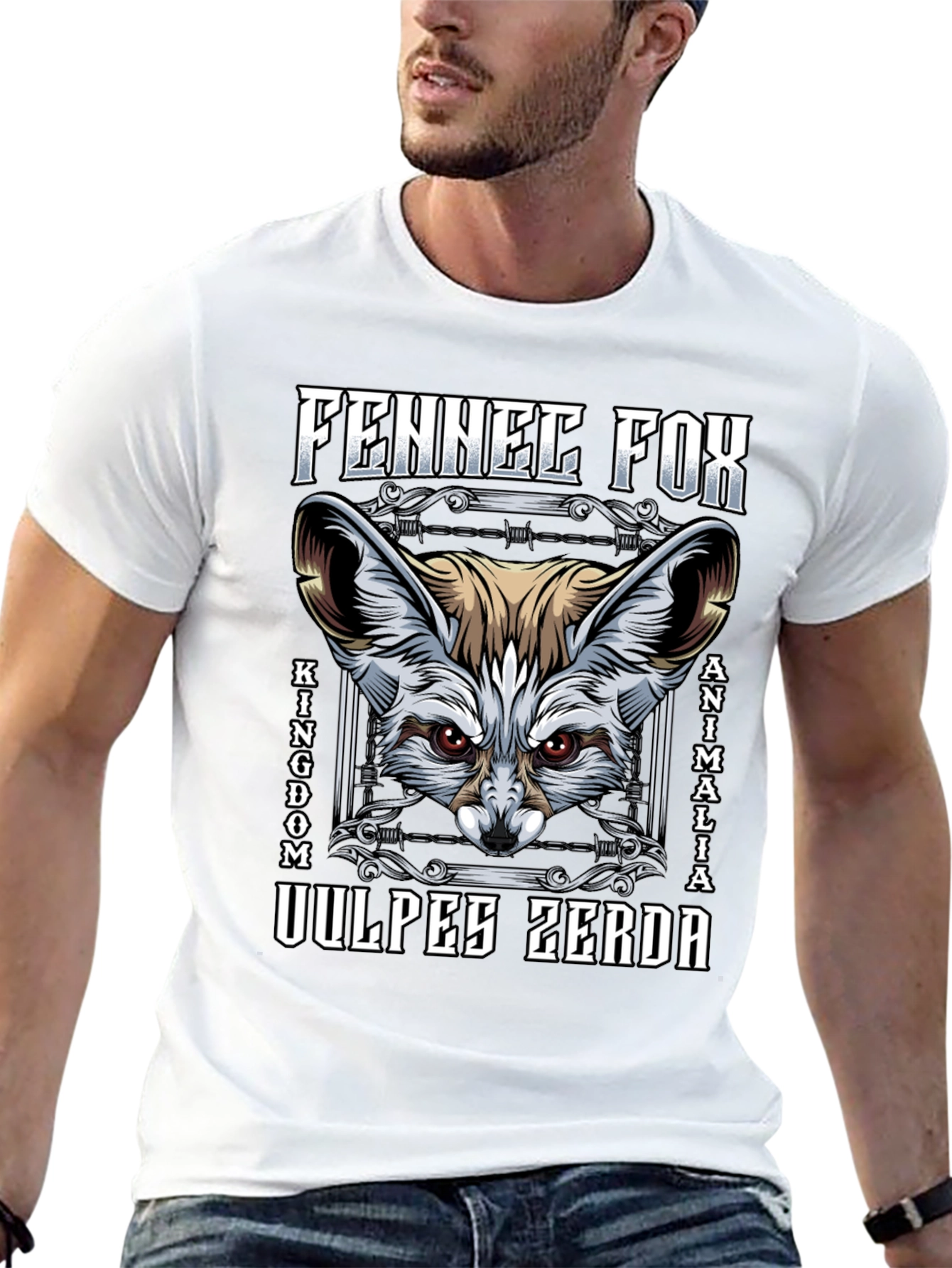 Fennec Fox Graphic T-Shirt - Animal Kingdom Tee