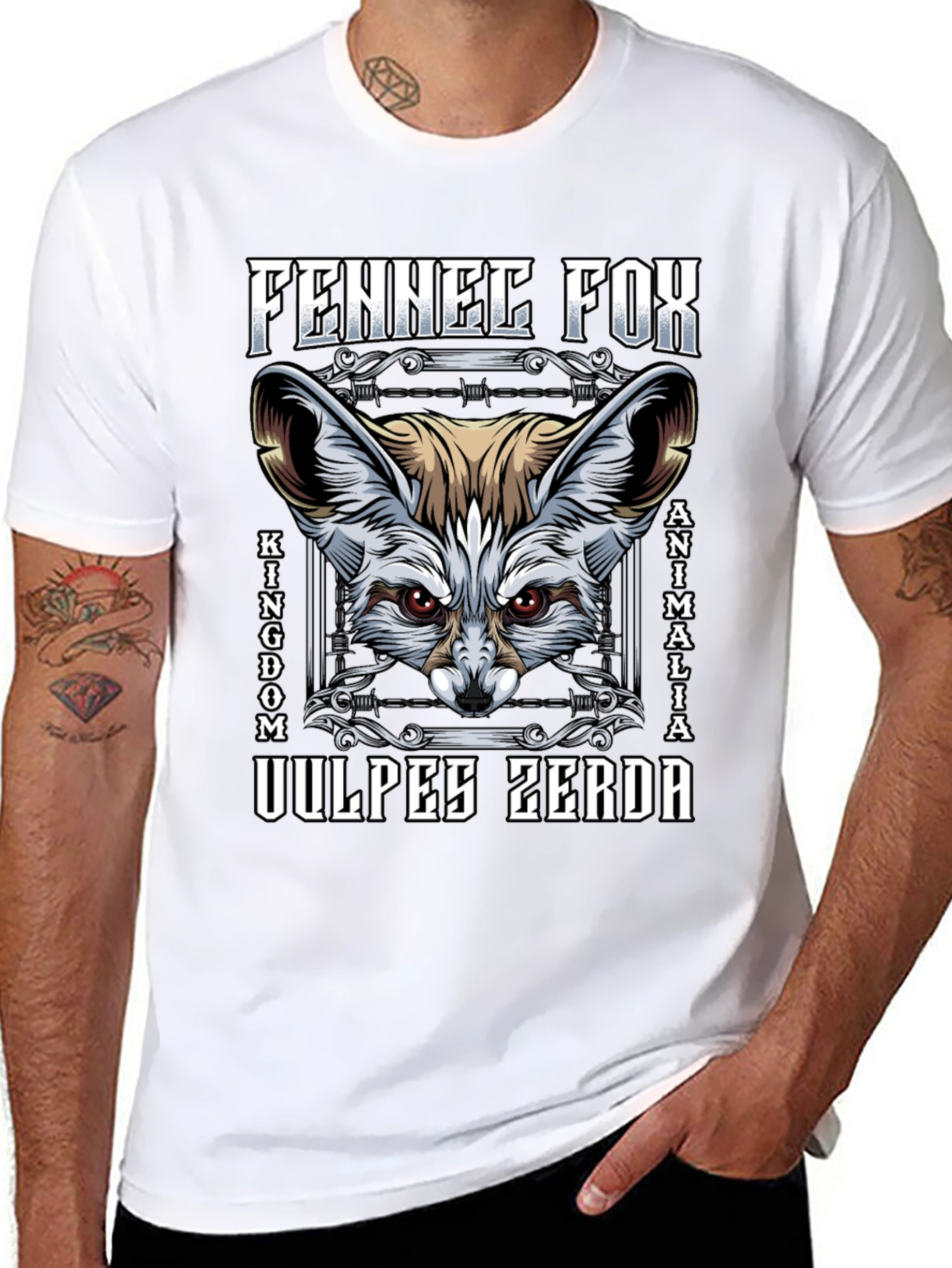 Fennec Fox Graphic T-Shirt - Animal Kingdom Tee