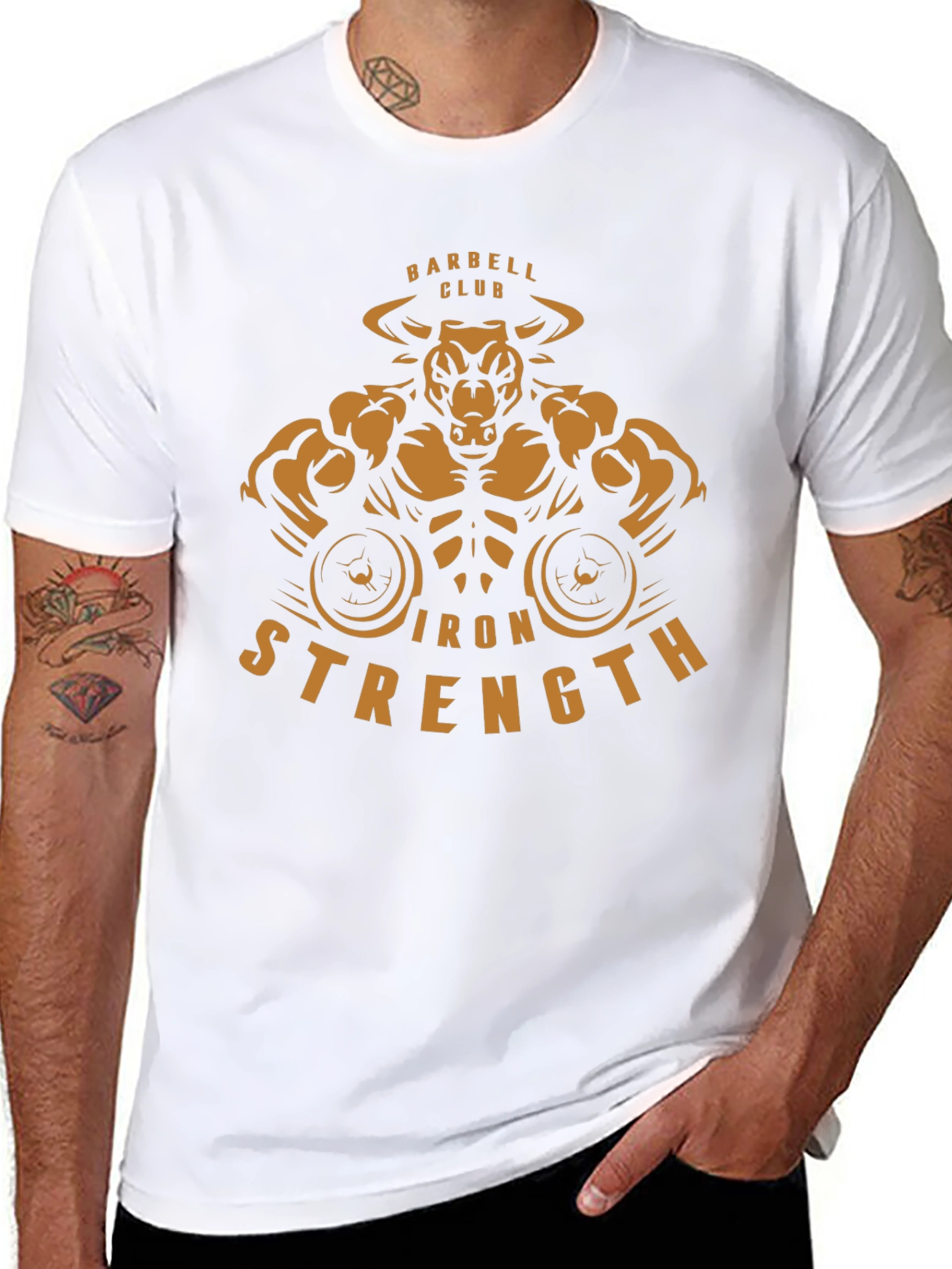Iron Strength Barbell Club Graphic Tee