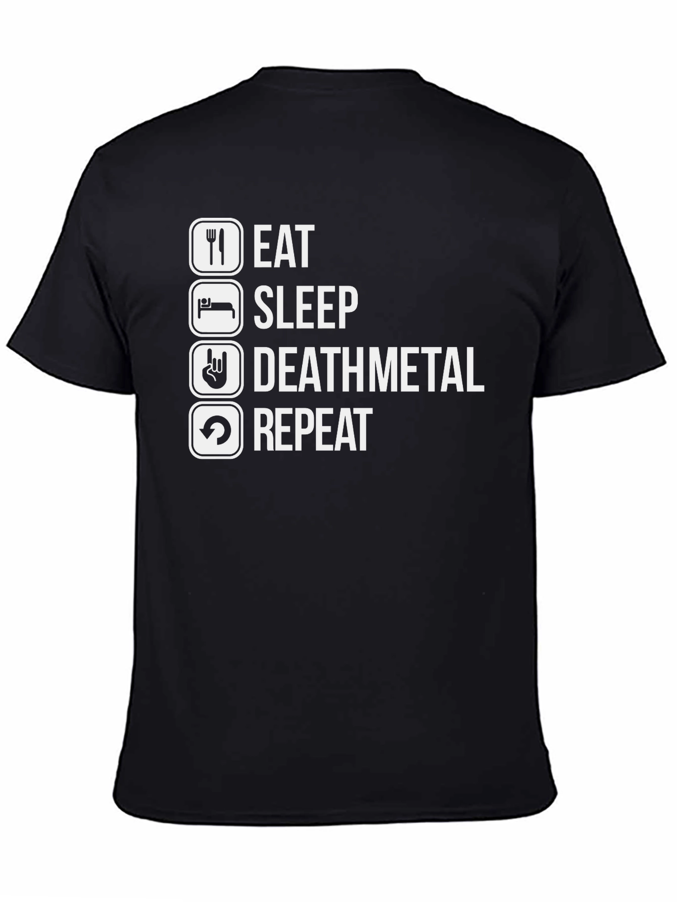 Eat Sleep Deathmetal Repeat T-Shirt