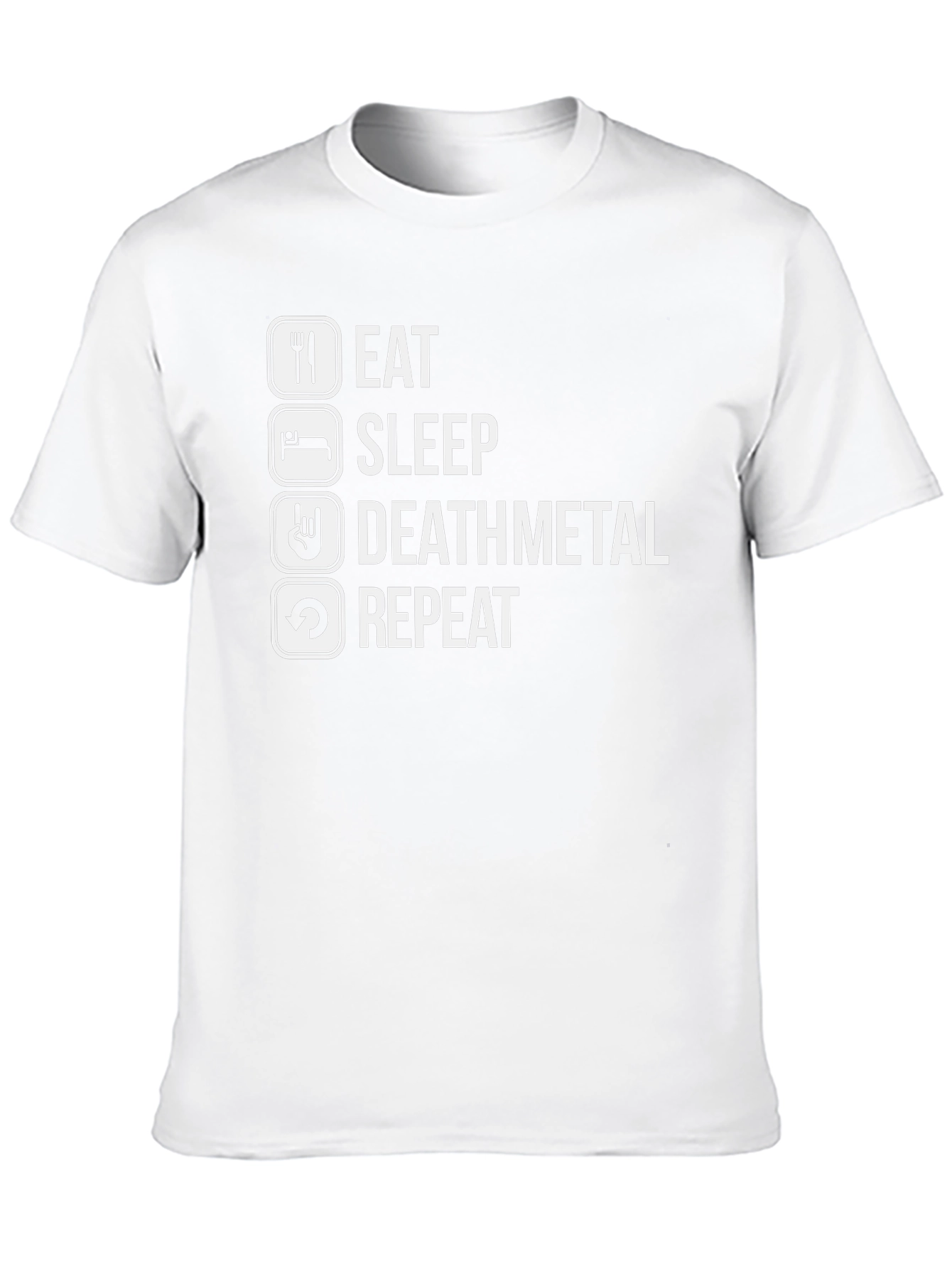 Eat Sleep Deathmetal Repeat T-Shirt