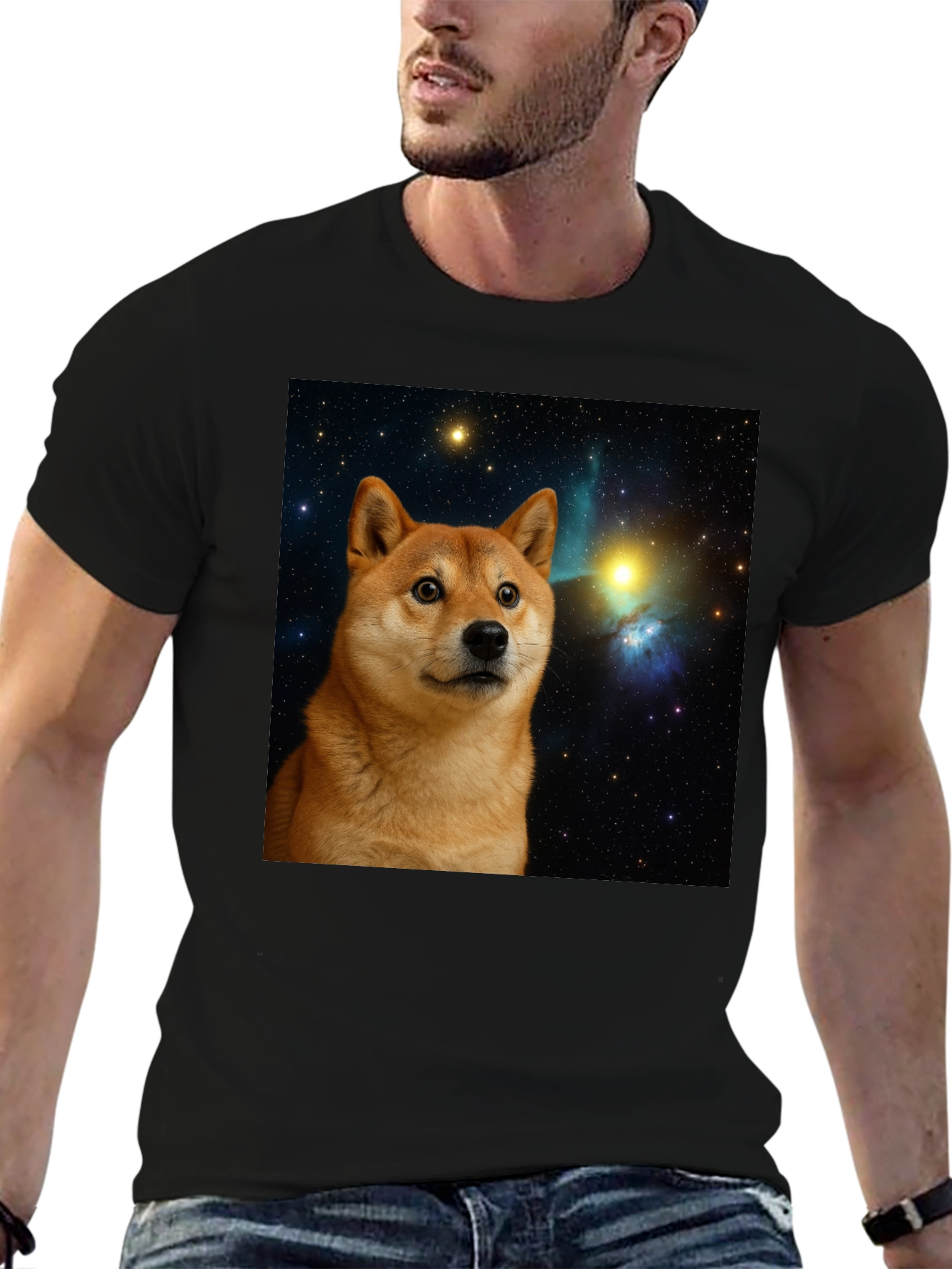Doge Space T-Shirt - Galaxy Shiba Inu Tee