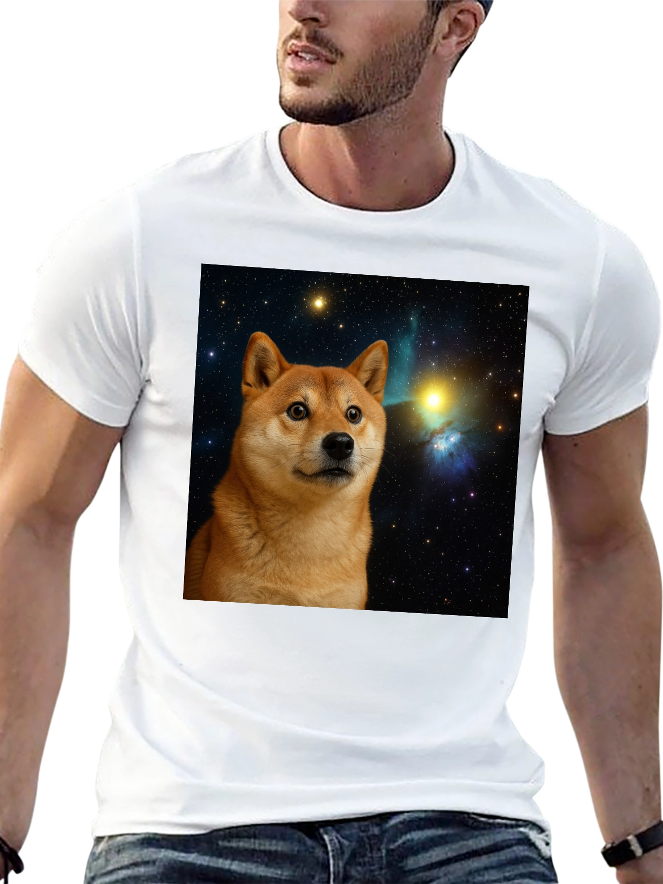 Doge Space T-Shirt - Galaxy Shiba Inu Tee