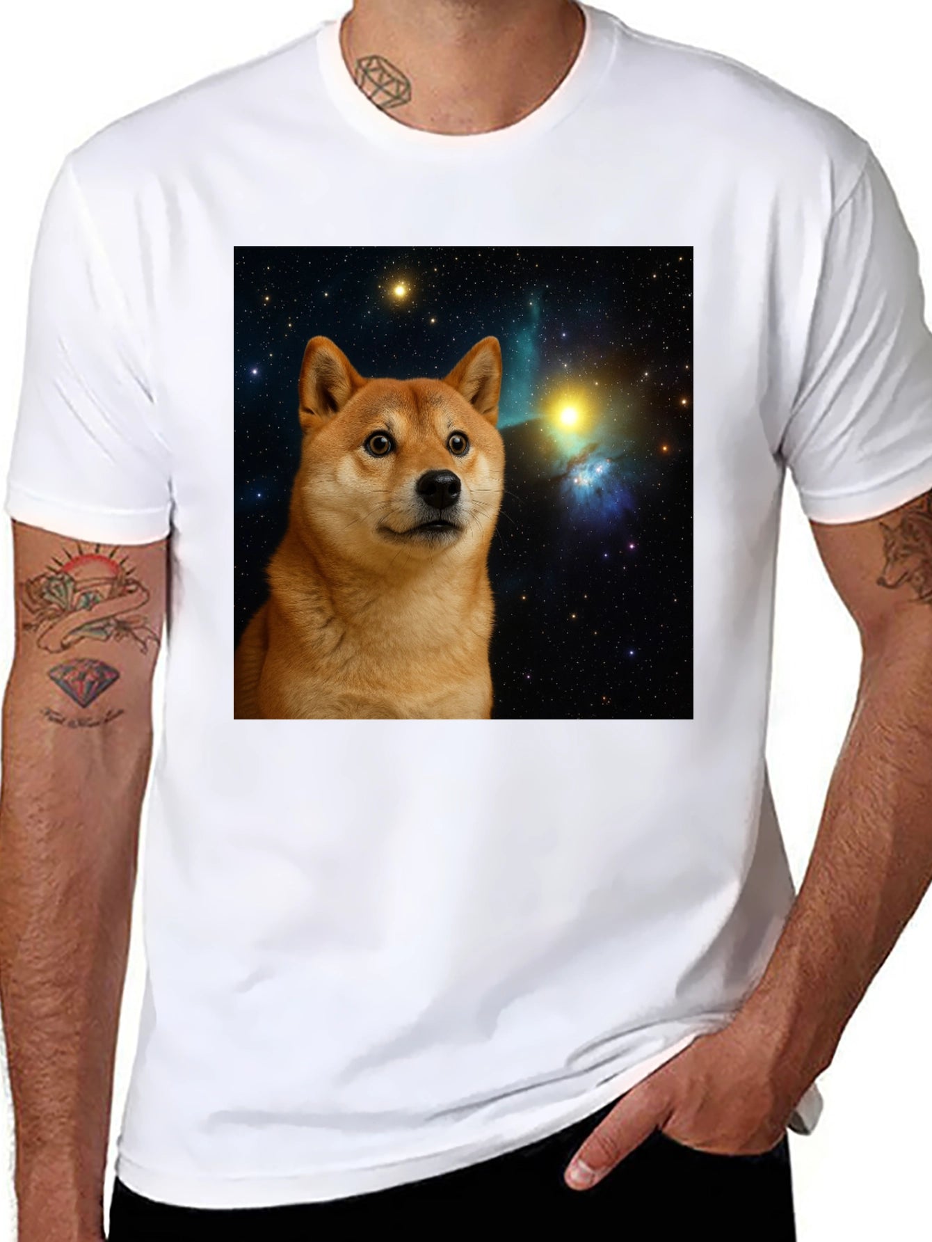 Doge Space T-Shirt - Galaxy Shiba Inu Tee