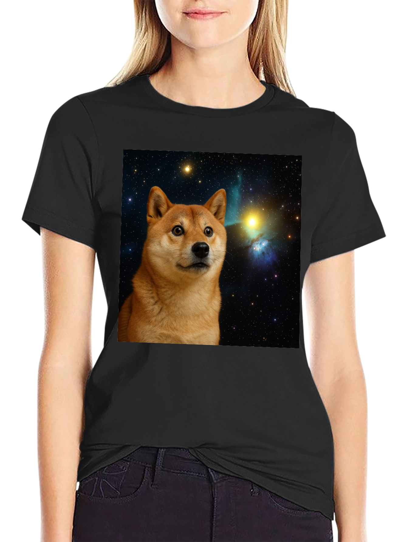 Doge Space T-Shirt - Galaxy Shiba Inu Tee