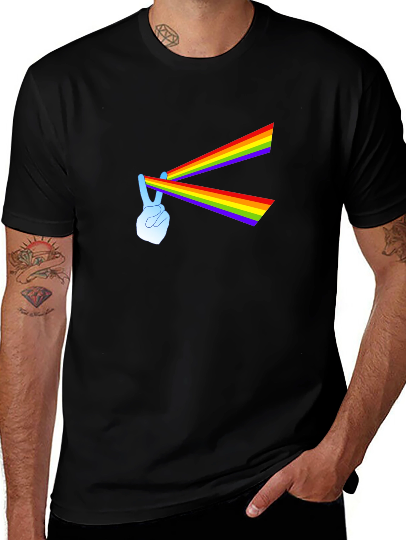 Peace Sign Prism T-Shirt