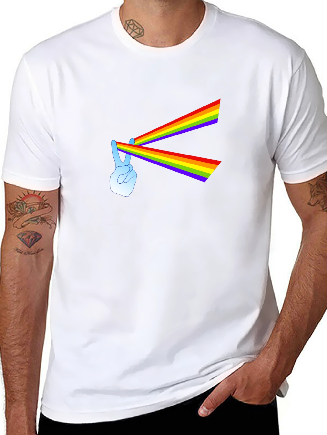 Peace Sign Prism T-Shirt
