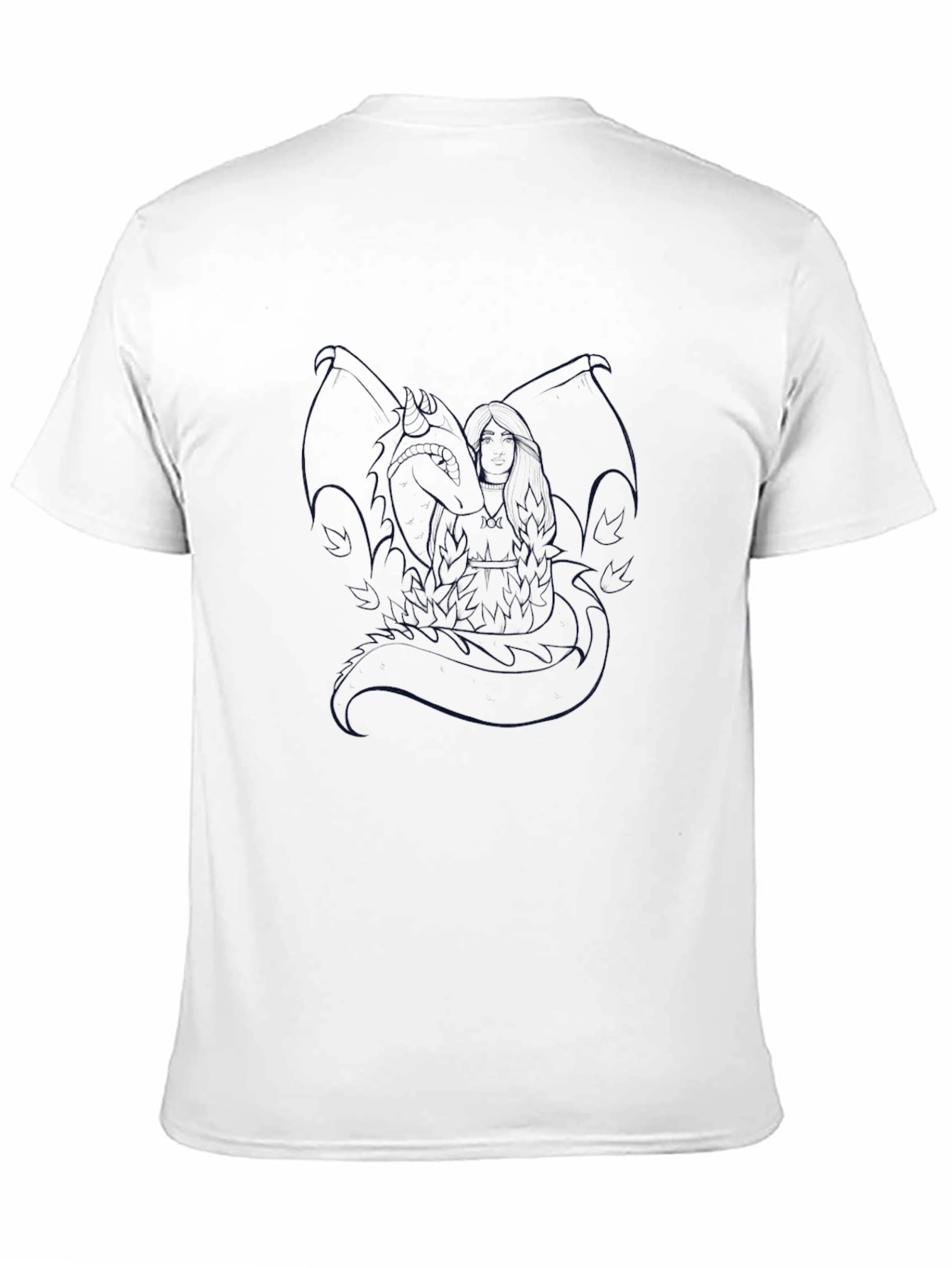 Dragon Rider Graphic Black T-Shirt