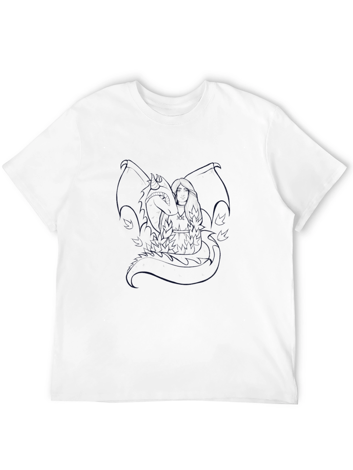 Dragon Rider Graphic Black T-Shirt