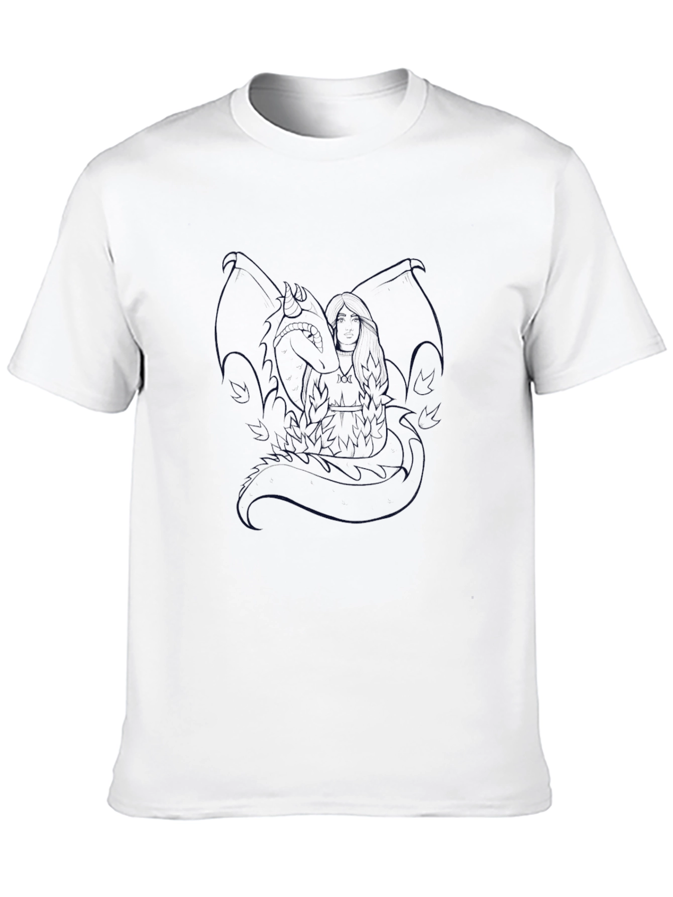 Dragon Rider Graphic Black T-Shirt