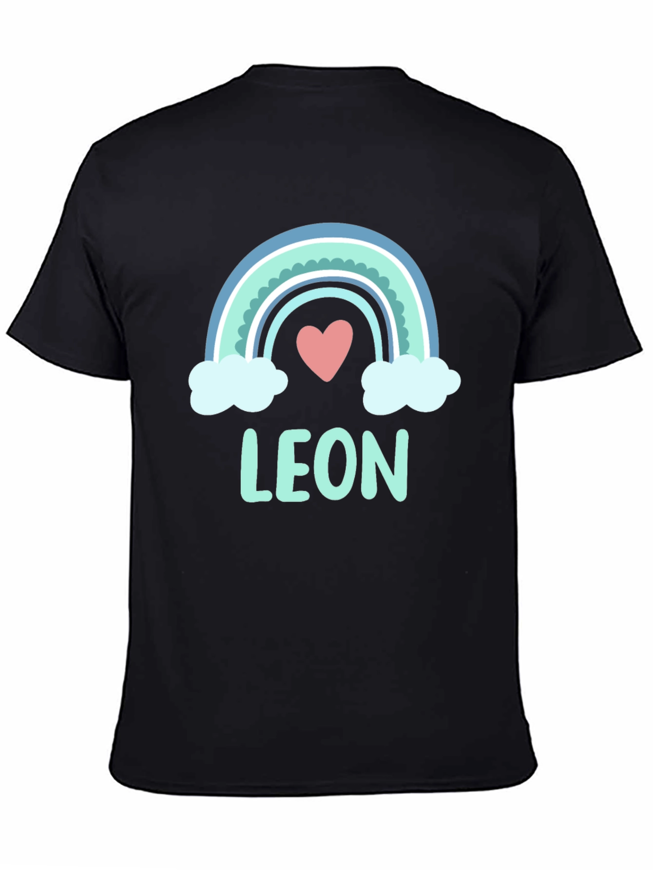 Cute Rainbow Leon T-Shirt - Custom Name Tee
