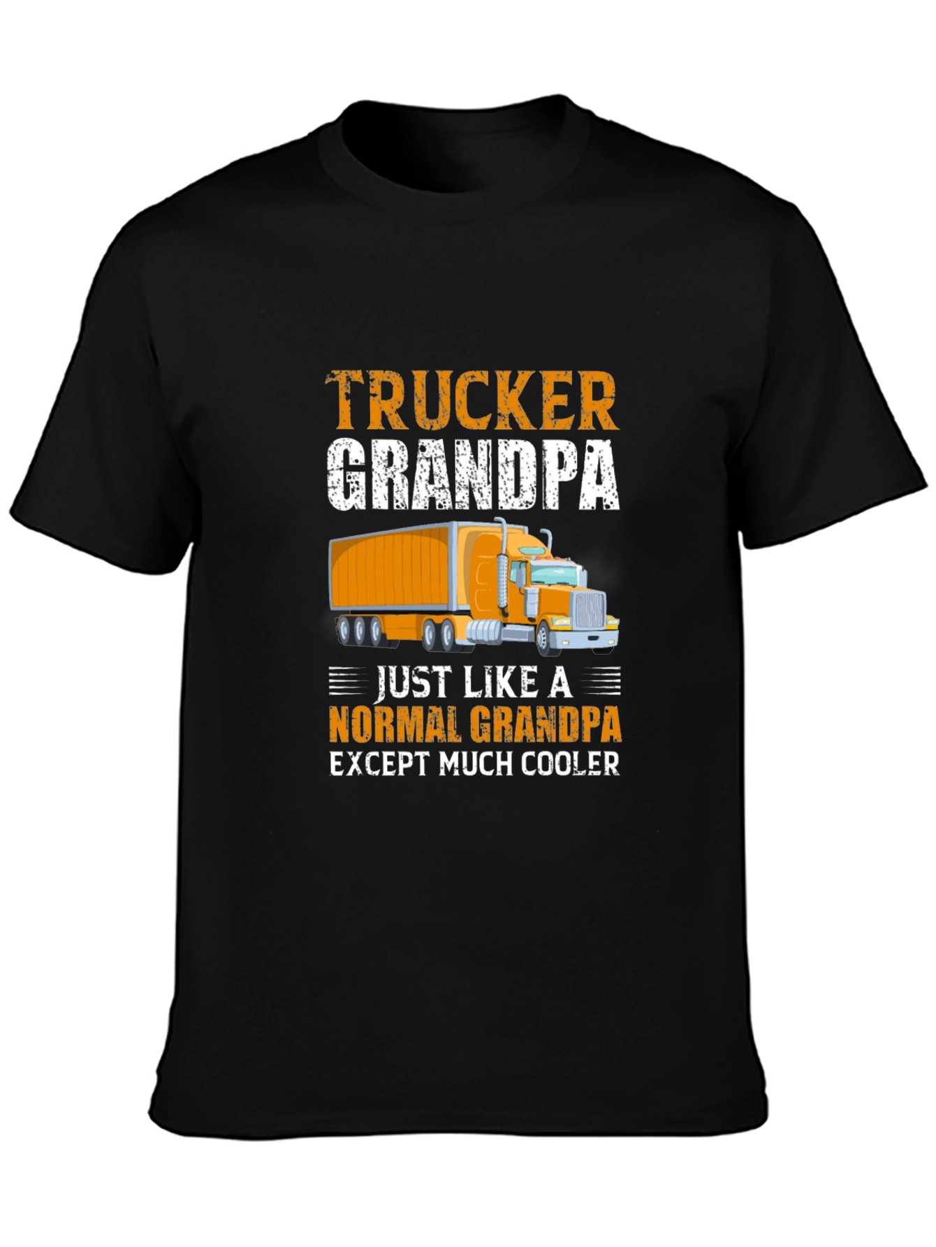 Trucker Grandpa T-Shirt: Cool Grandfather Gift