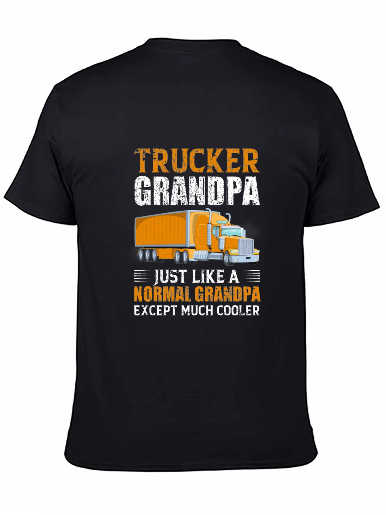 Trucker Grandpa T-Shirt: Cool Grandfather Gift