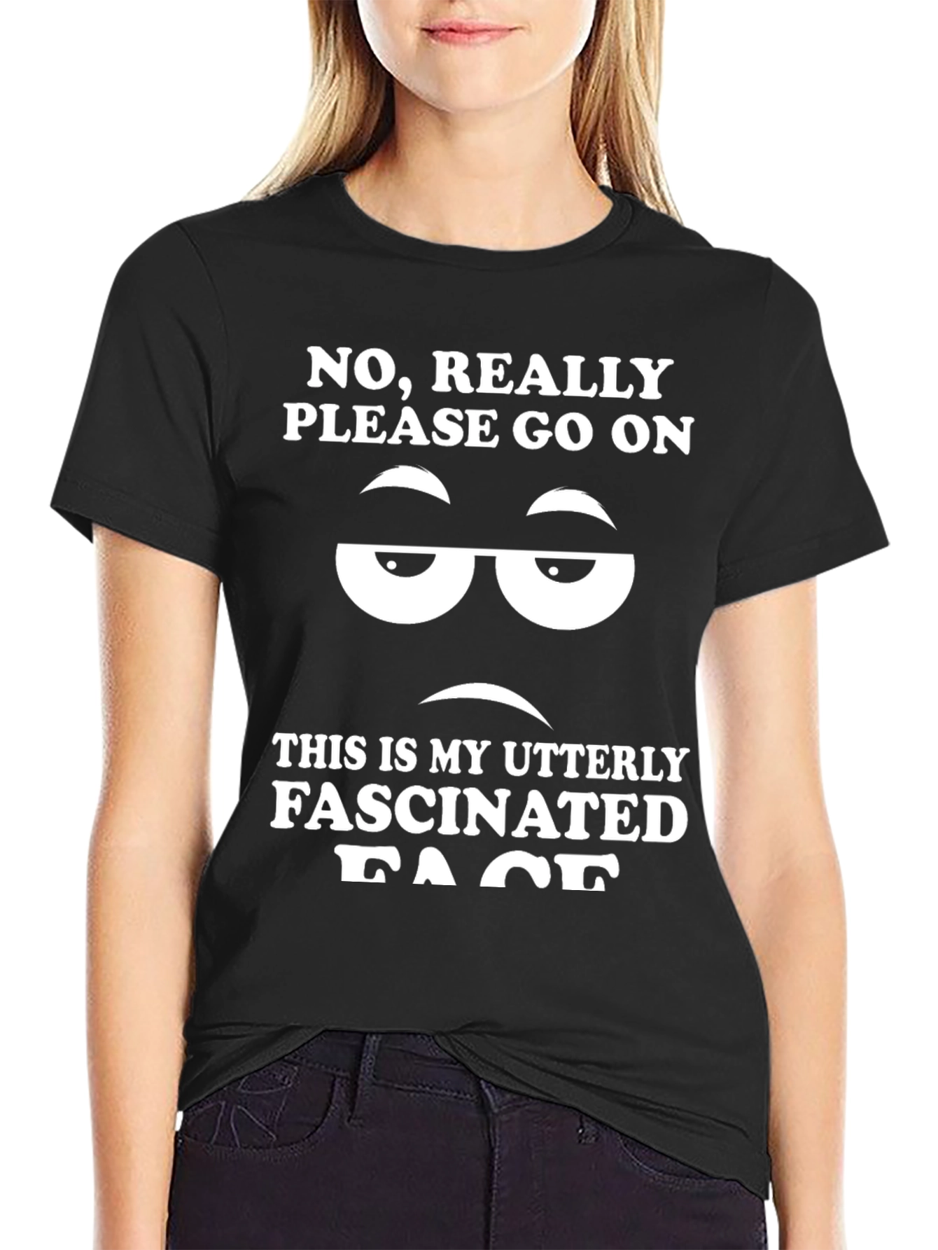 Sarcastic Fascinated Face T-Shirt