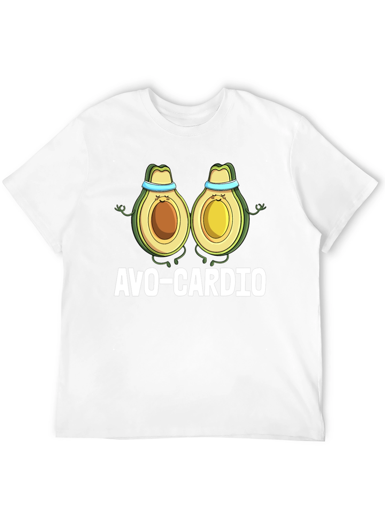 Avo-Cardio Workout T-Shirt - Funny Avocado Fitness Tee
