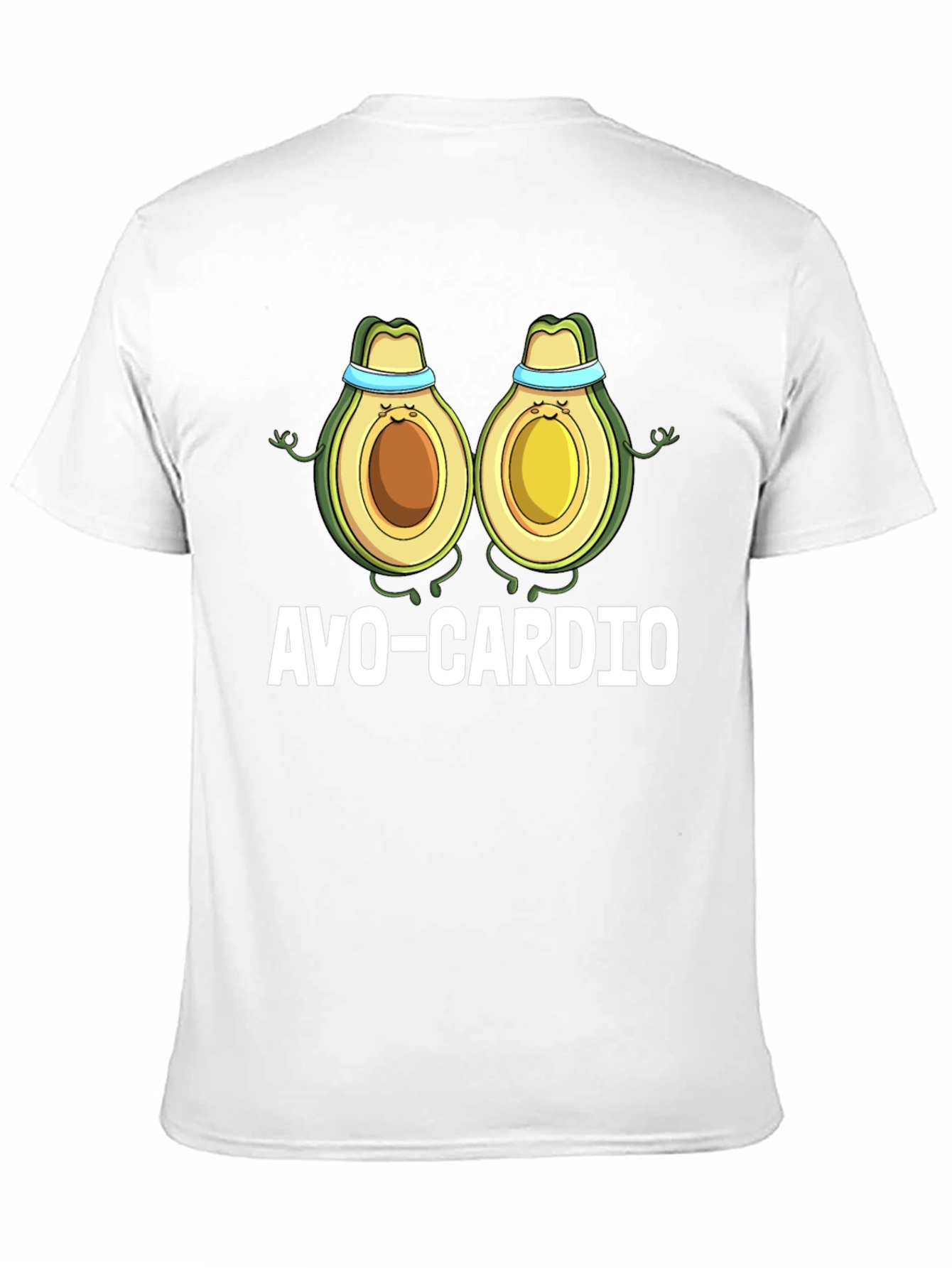 Avo-Cardio Workout T-Shirt - Funny Avocado Fitness Tee