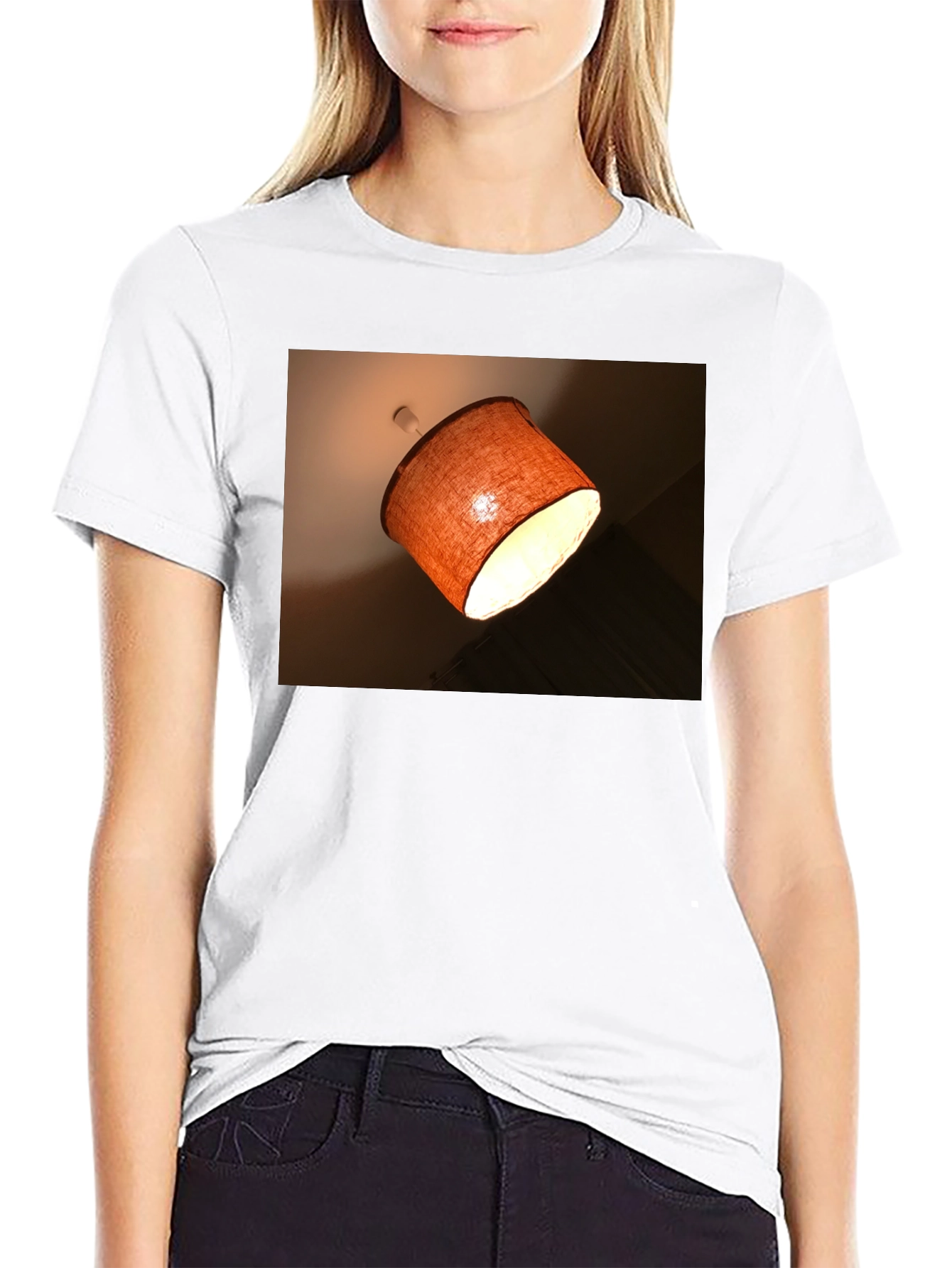 Unique Lamp Shade T-Shirt - Modern Lighting Graphic Tee