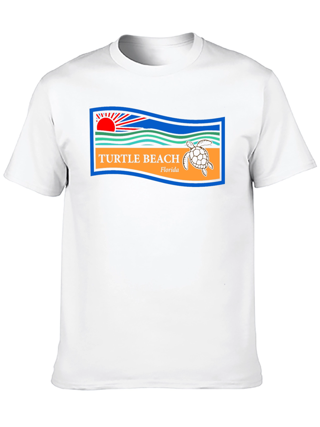 Turtle Beach Florida Tee - Graphic Print T-Shirt