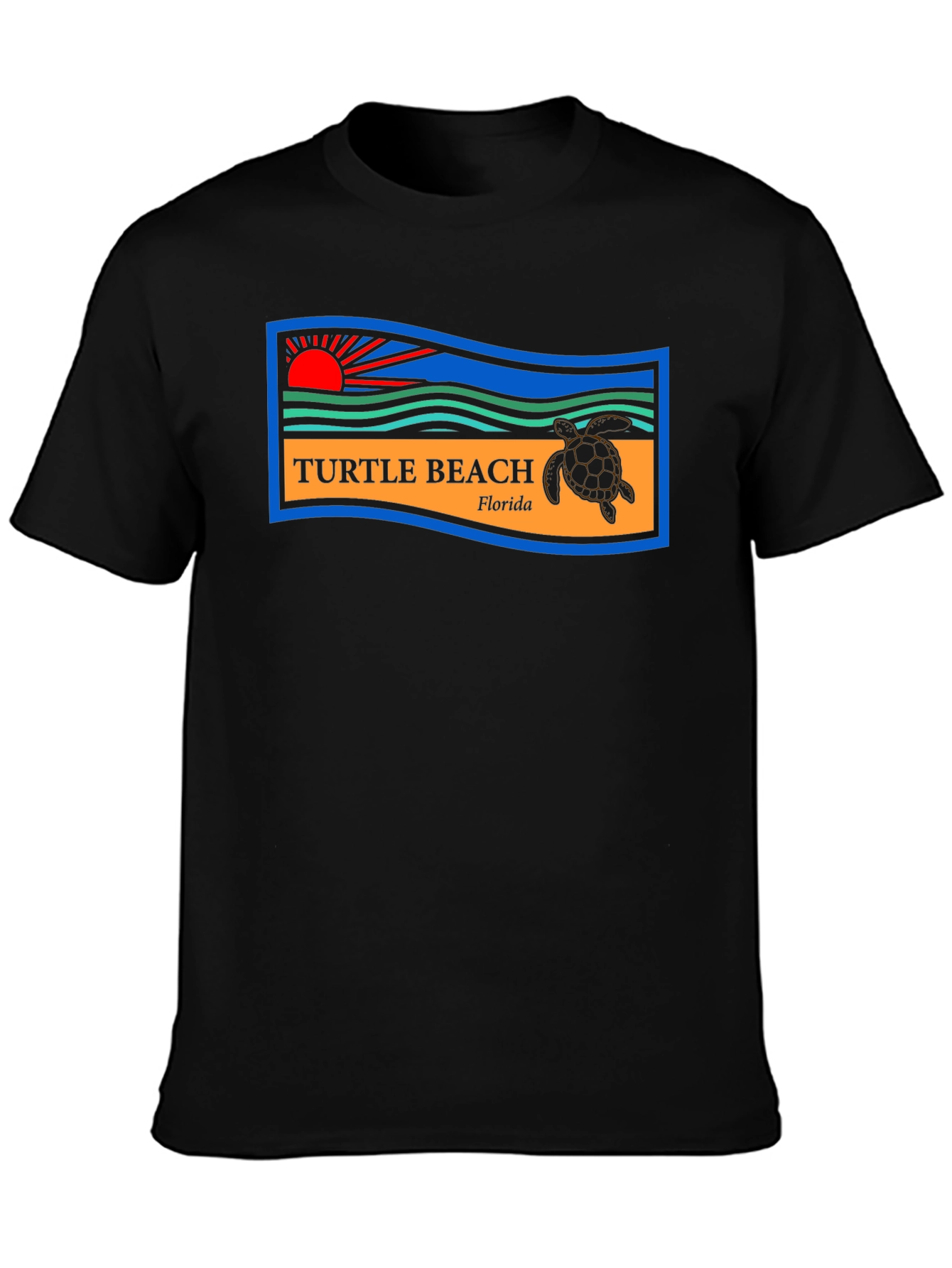 Turtle Beach Florida Tee - Graphic Print T-Shirt