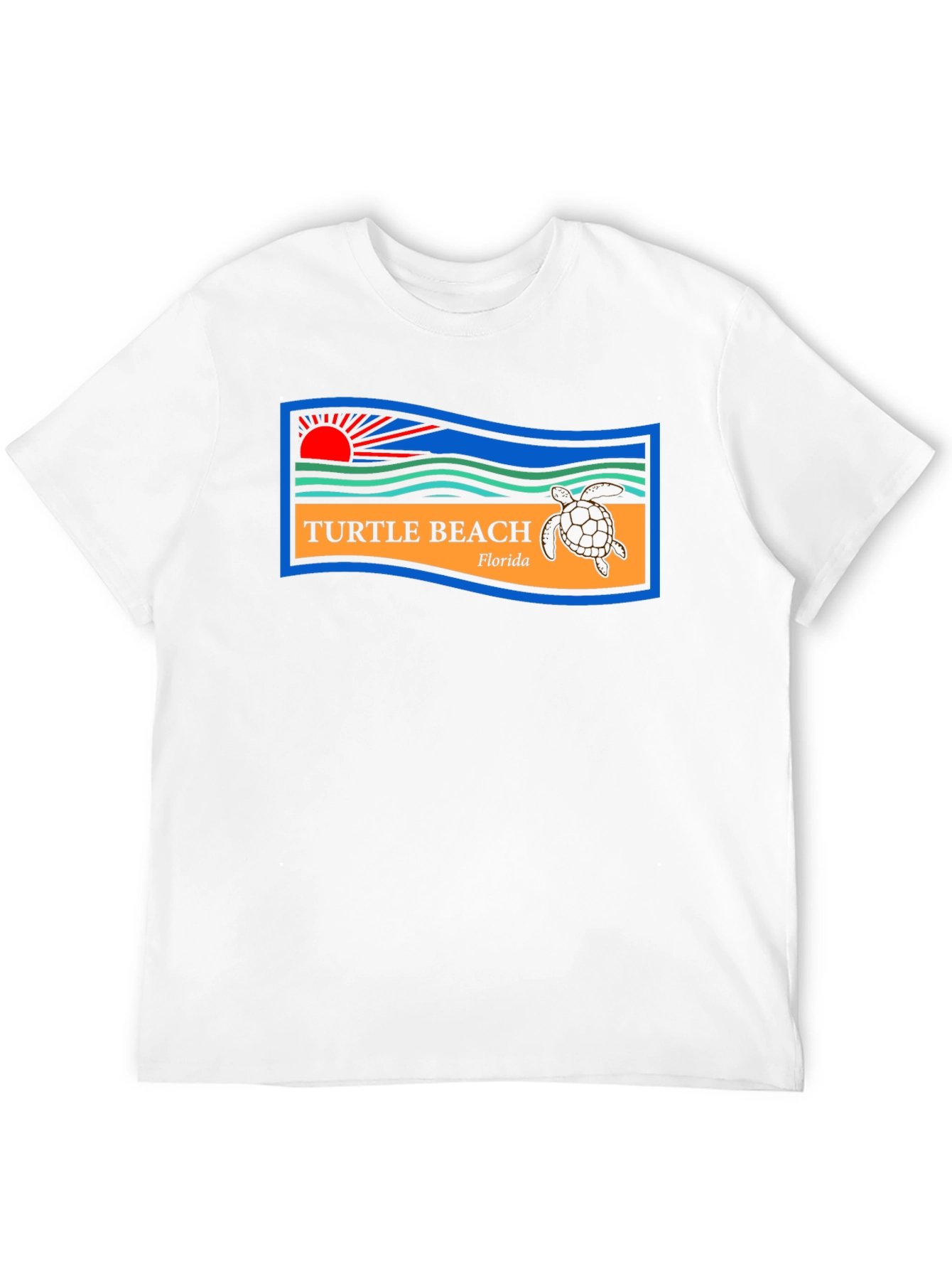 Turtle Beach Florida Tee - Graphic Print T-Shirt