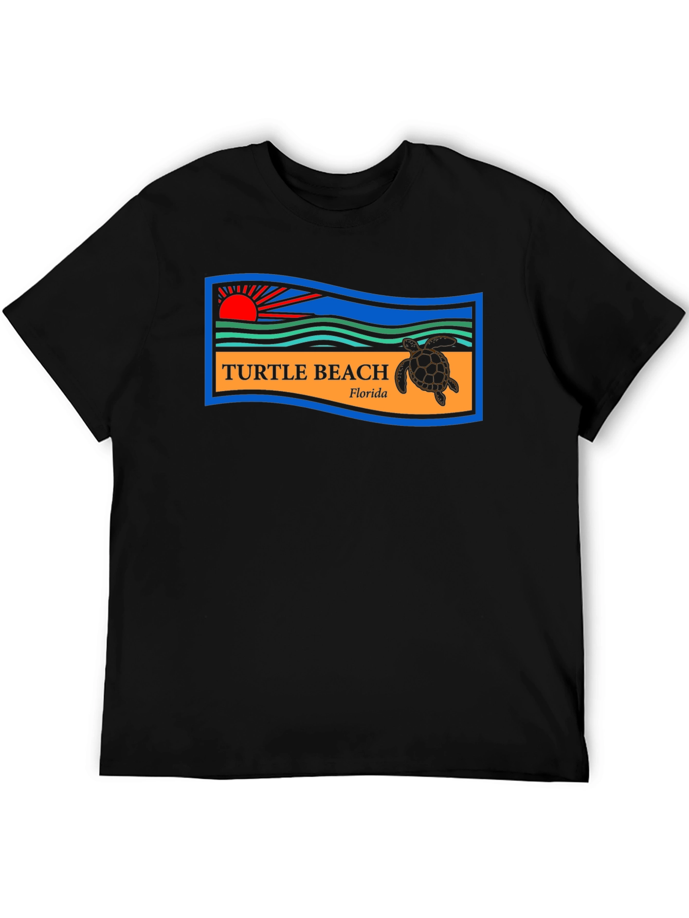 Turtle Beach Florida Tee - Graphic Print T-Shirt