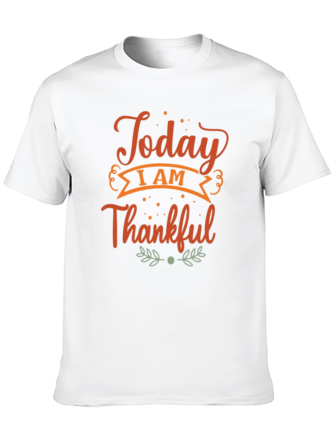 Today I Am Thankful Black T-Shirt