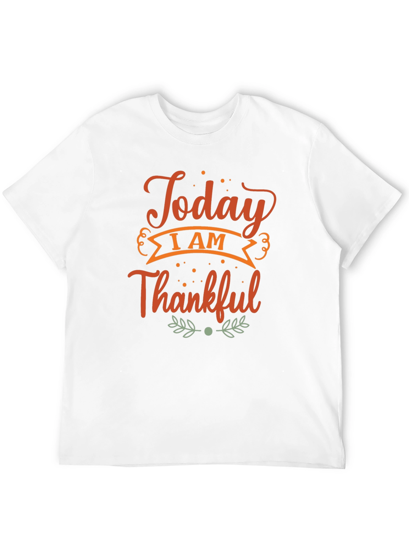 Today I Am Thankful Black T-Shirt