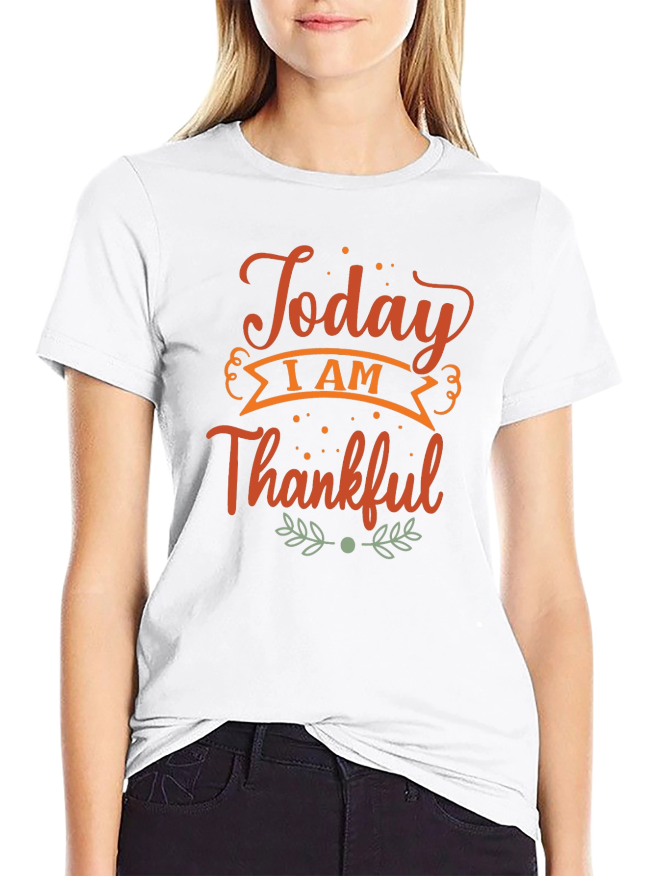Today I Am Thankful Black T-Shirt