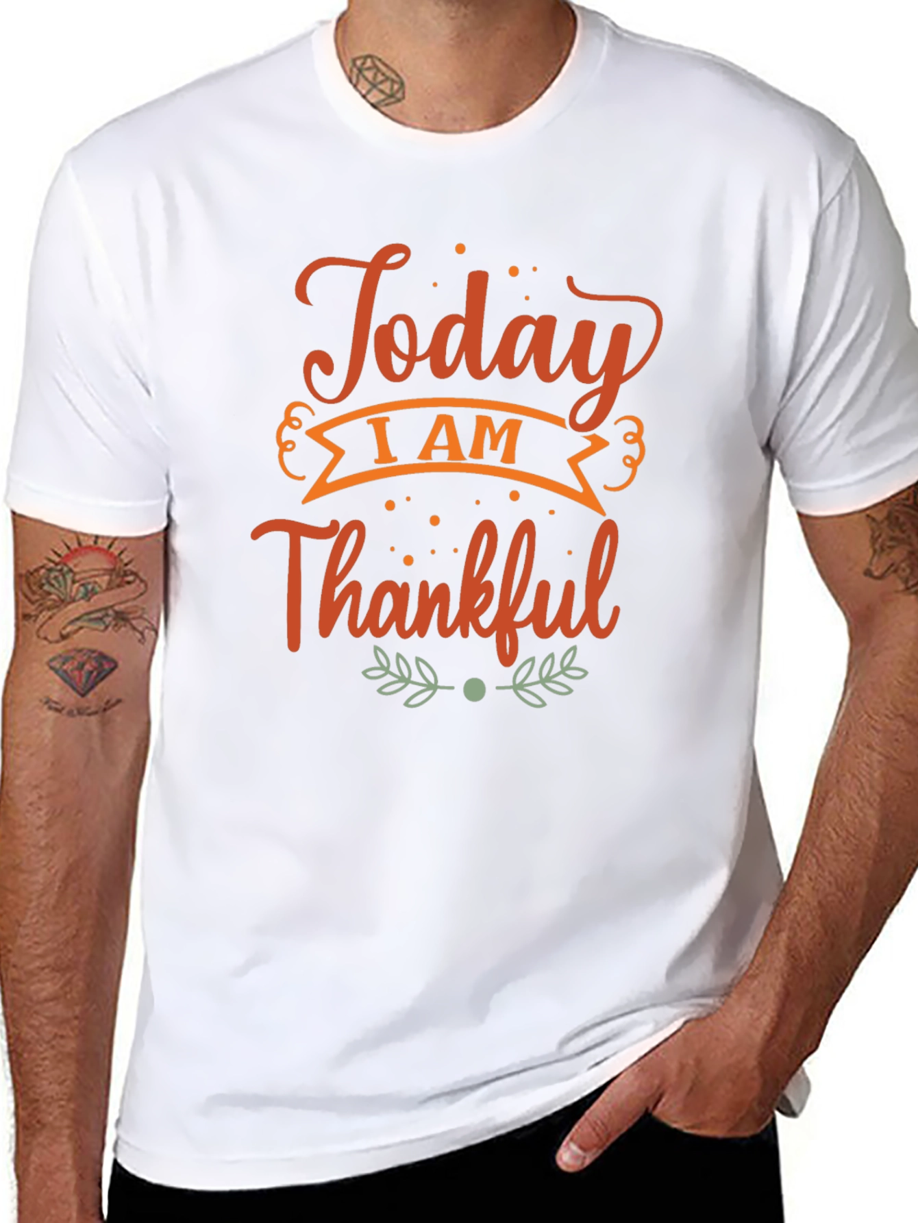 Today I Am Thankful Black T-Shirt