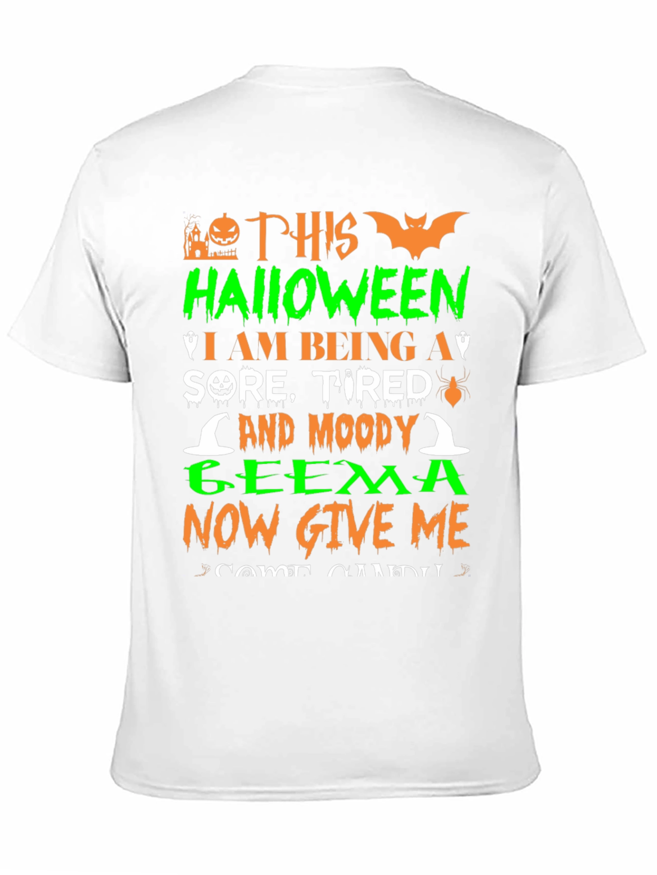 Halloween Sore Tired & Moody Geema T-Shirt