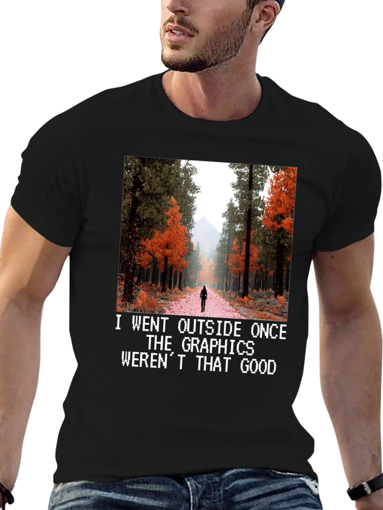 I Went Outside Graphics Tee