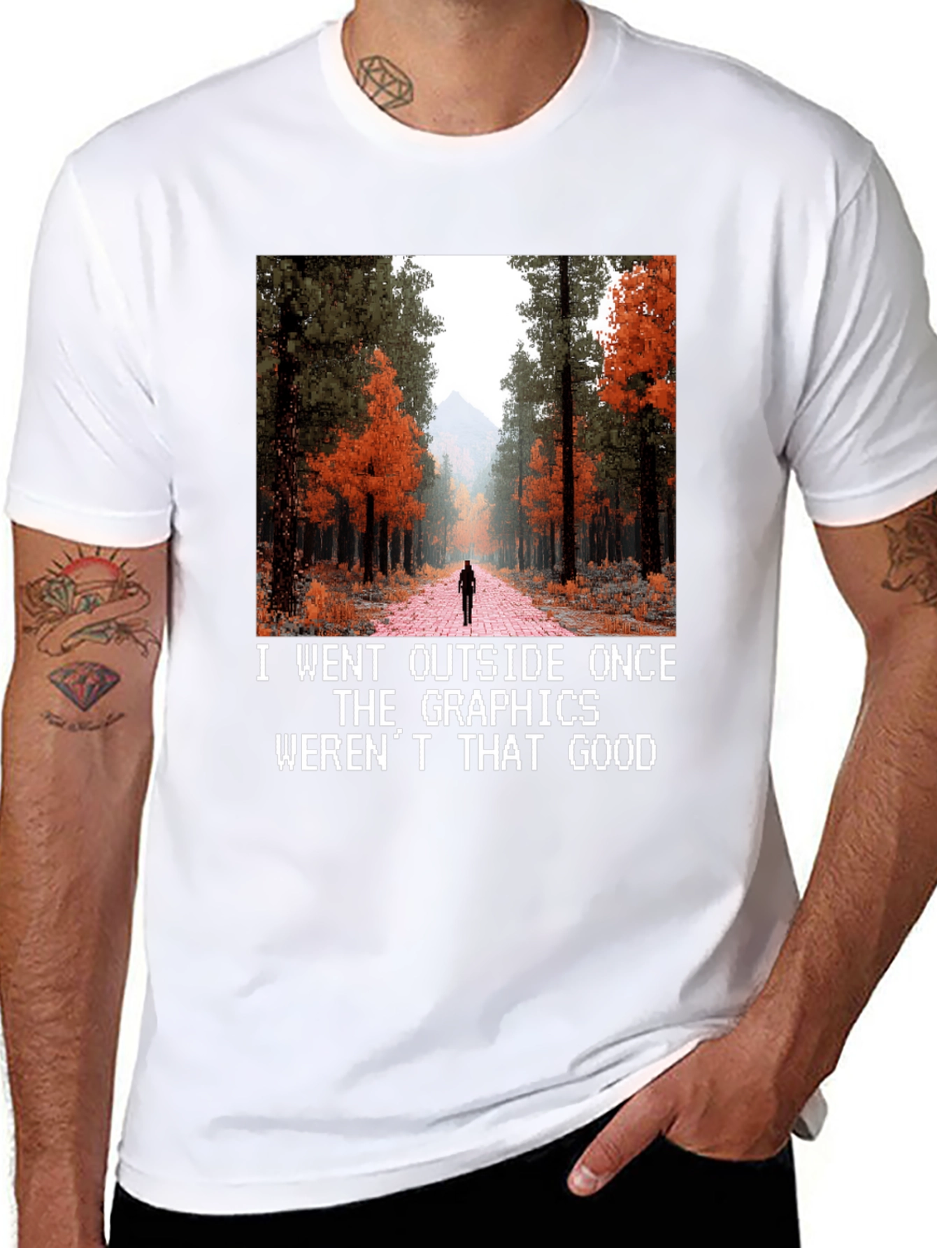 I Went Outside Graphics Tee