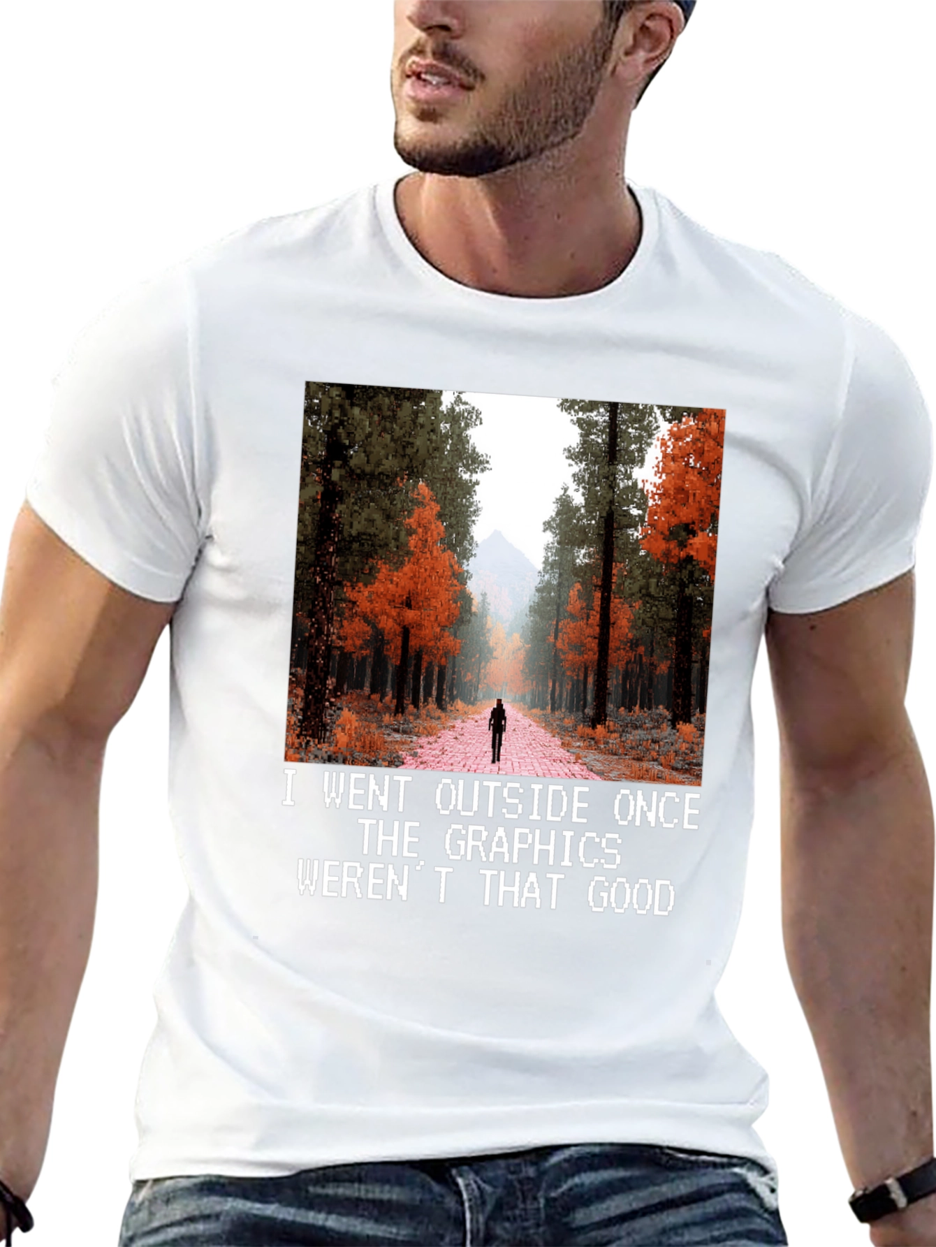 I Went Outside Graphics Tee