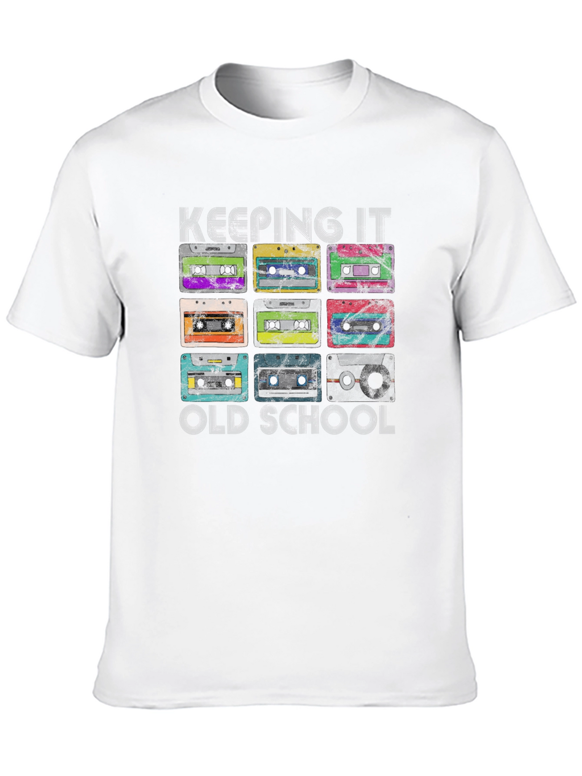 Retro Cassette Tape Old School Graphic T-Shirt