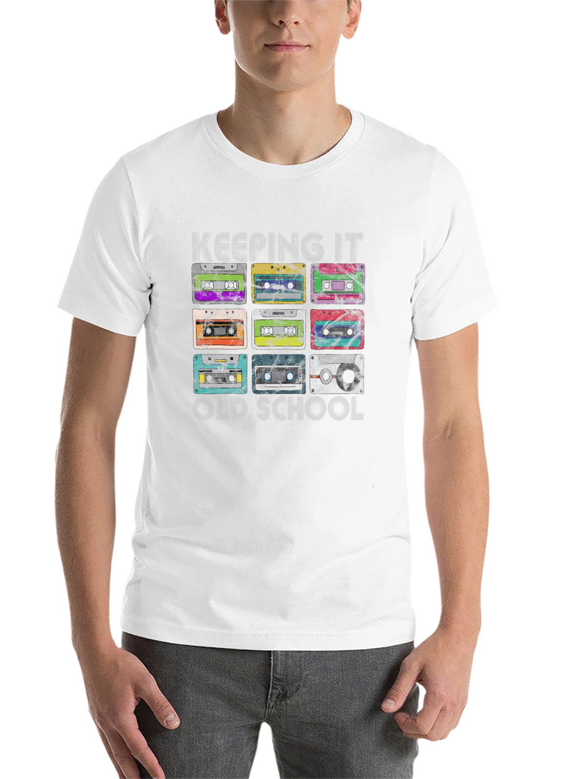 Retro Cassette Tape Old School Graphic T-Shirt