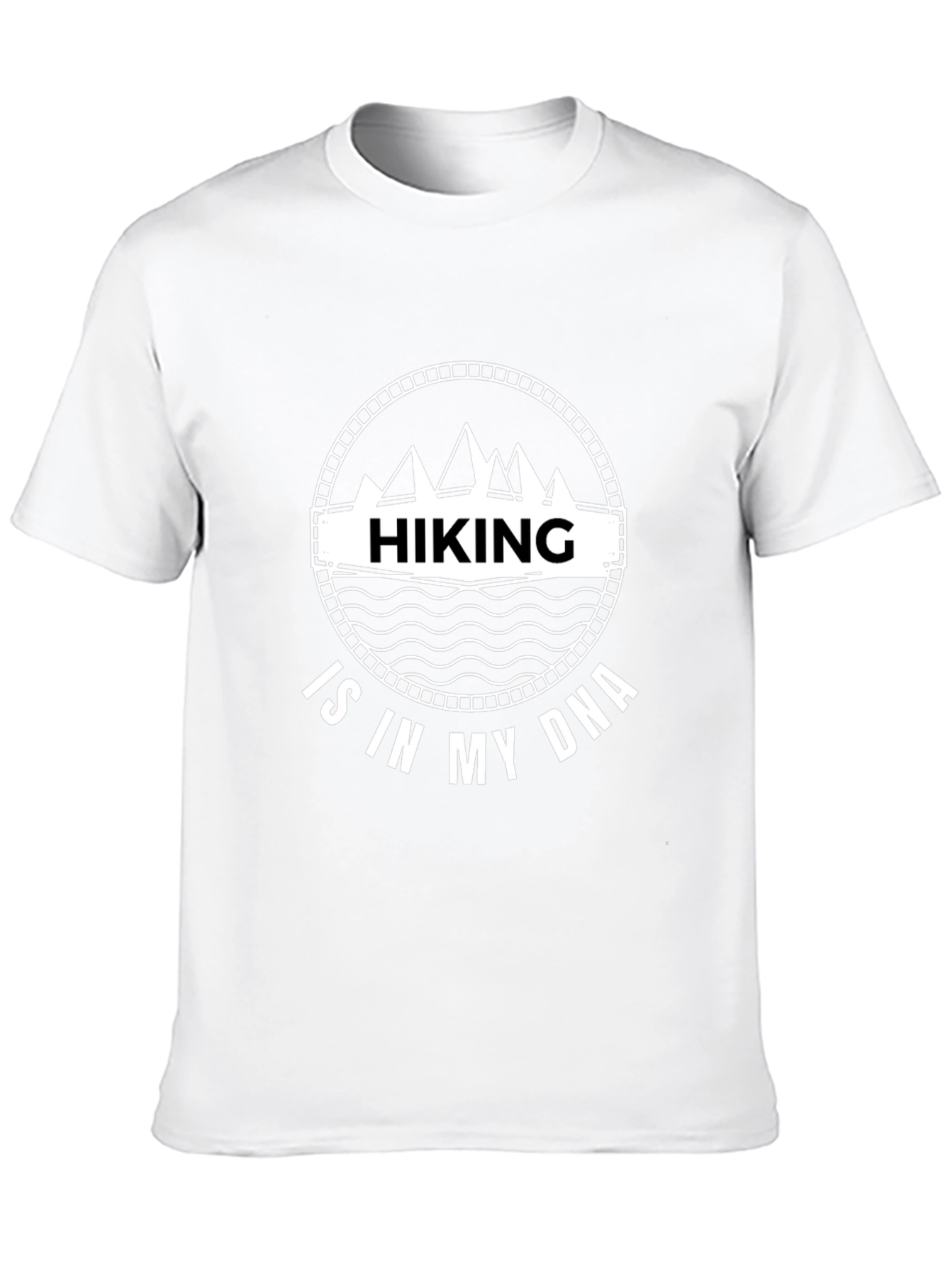 Hiking DNA Graphic Tee - Black