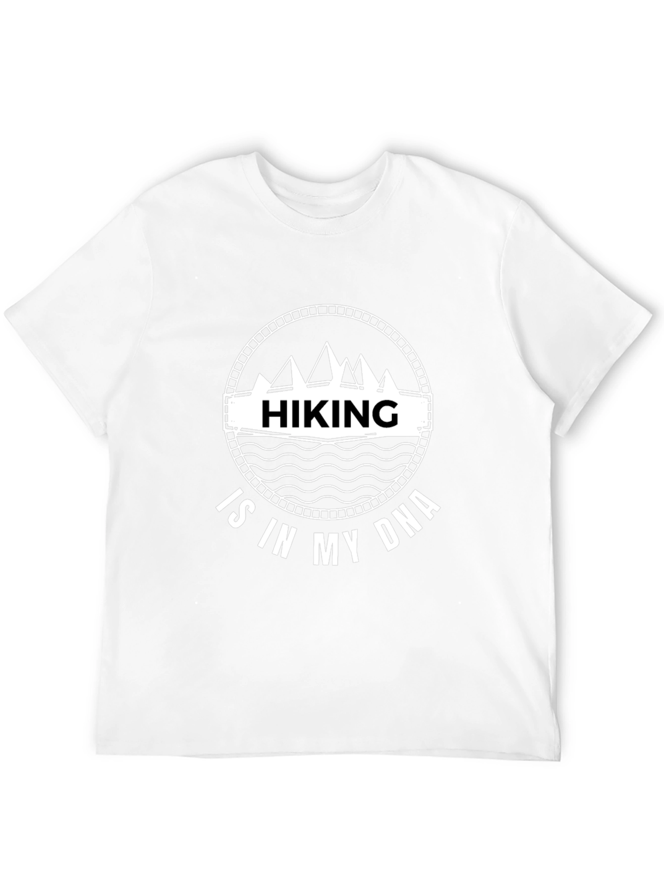 Hiking DNA Graphic Tee - Black