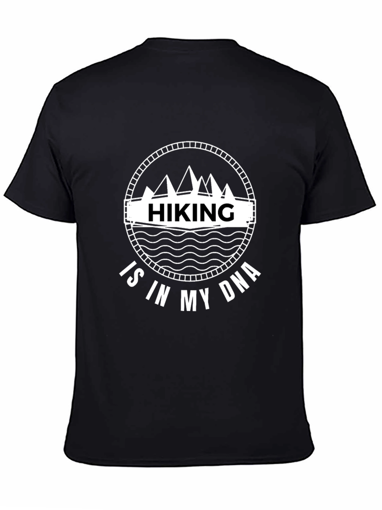 Hiking DNA Graphic Tee - Black