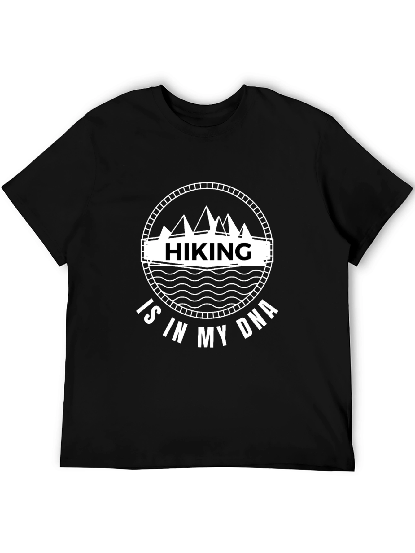 Hiking DNA Graphic Tee - Black