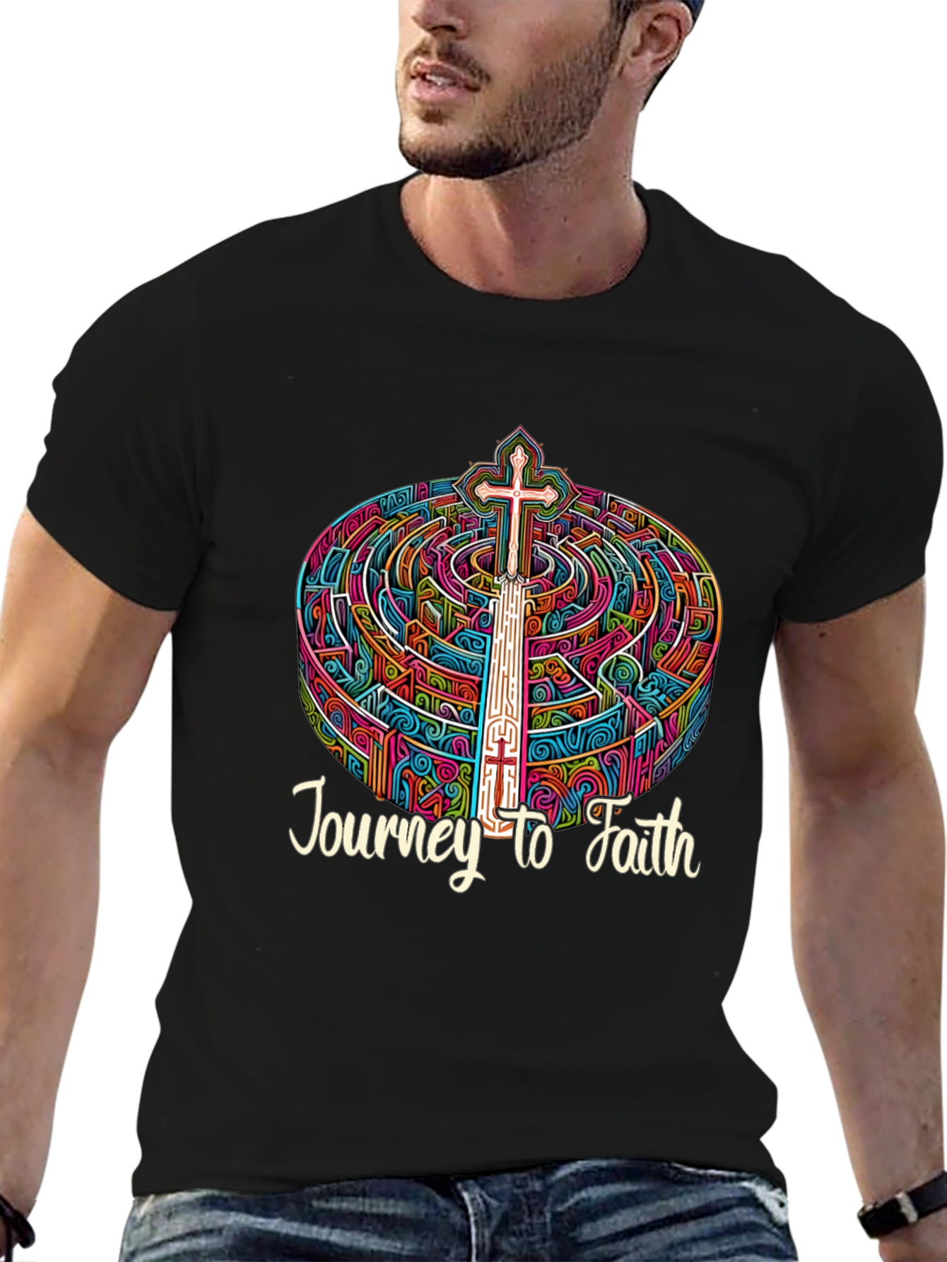 Journey to Faith Graphic T-Shirt