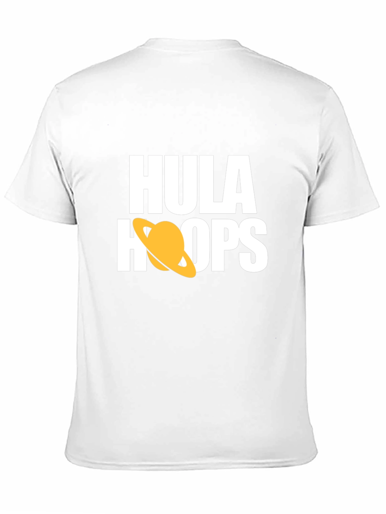 Hula Hoops Graphic Tee - Stylish Black Cotton T-Shirt