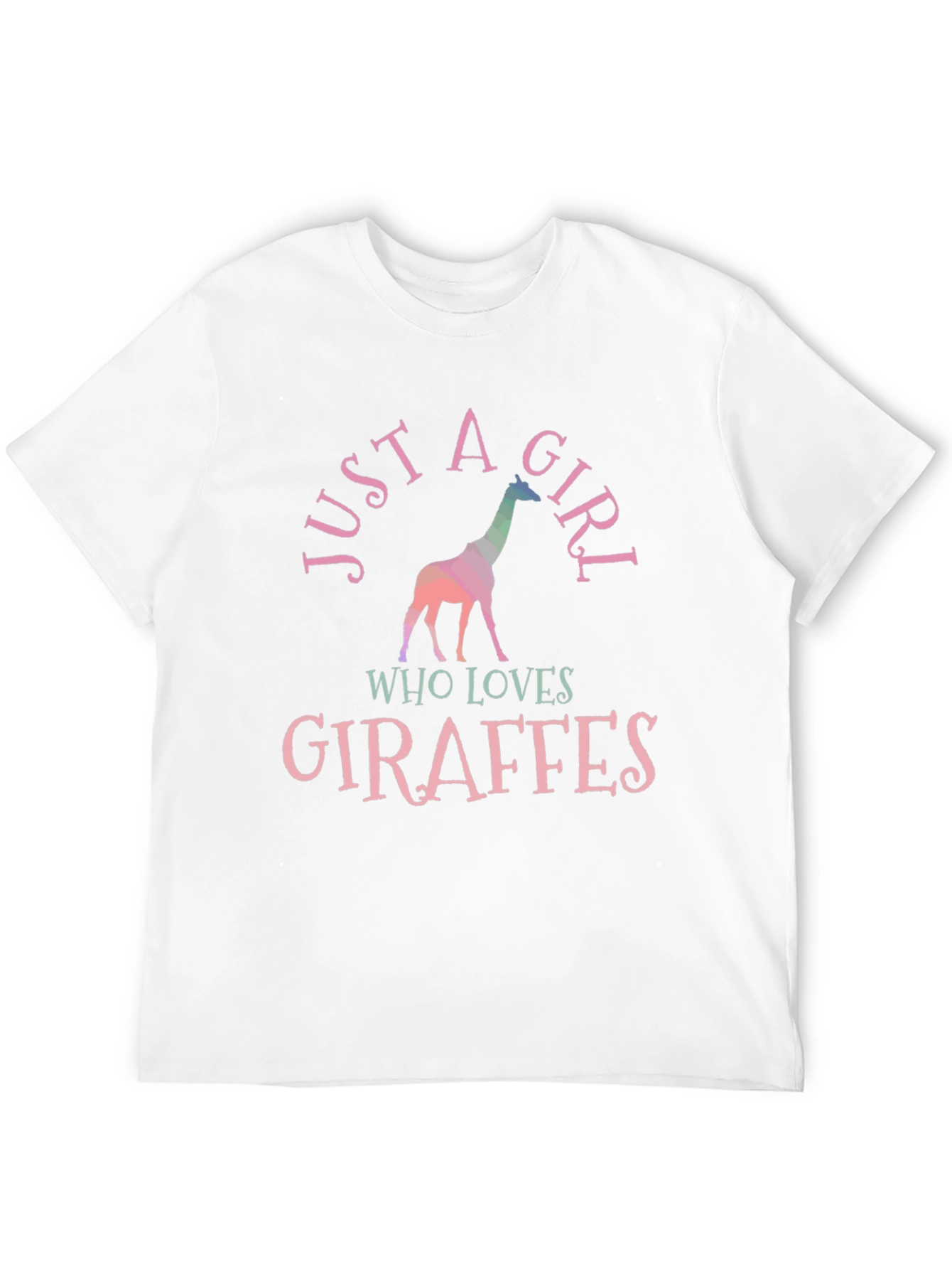 Just a Girl Who Loves Giraffes T-Shirt