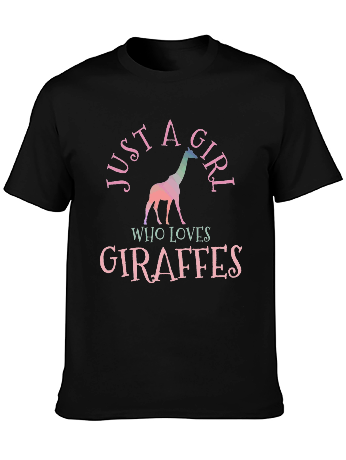 Just a Girl Who Loves Giraffes T-Shirt